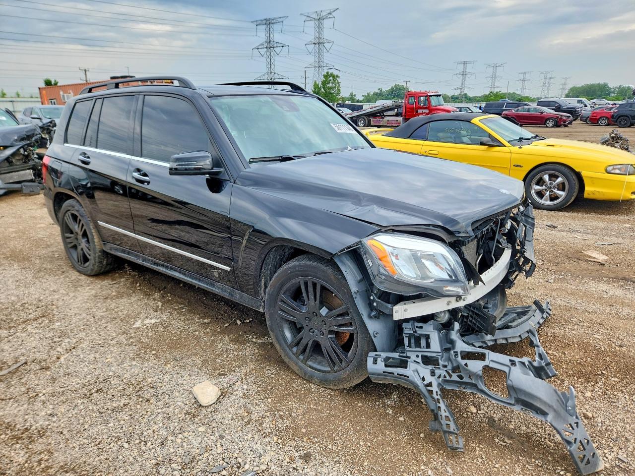2014 Mercedes-benz Glk 350 4matic Black vin: WDCGG8JB3EG318339