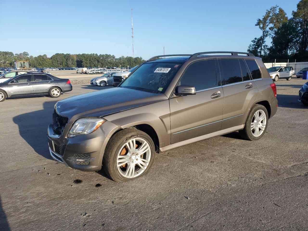 2014 Mercedes-benz Glk 350 4matic Gray vin: WDCGG8JB3EG326568
