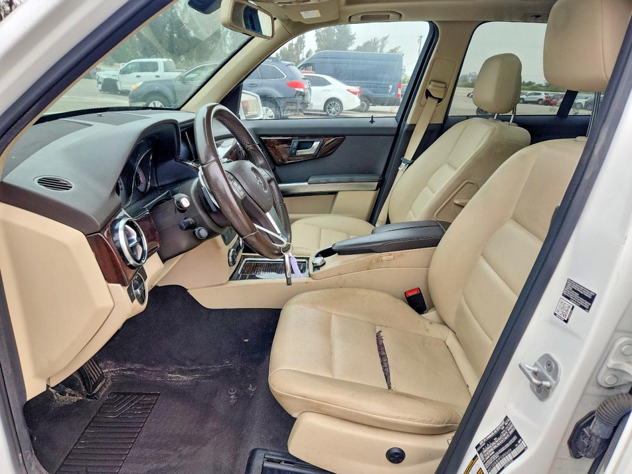 2015 Mercedes-benz Glk 350 4matic White vin: WDCGG8JB3FG350659