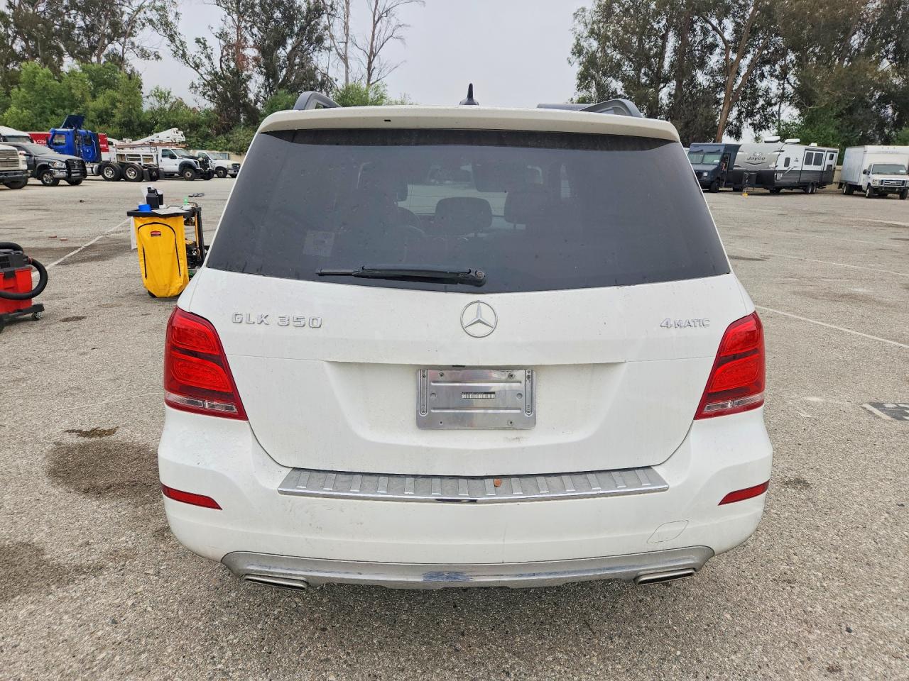 2015 Mercedes-benz Glk 350 4matic White vin: WDCGG8JB3FG350659