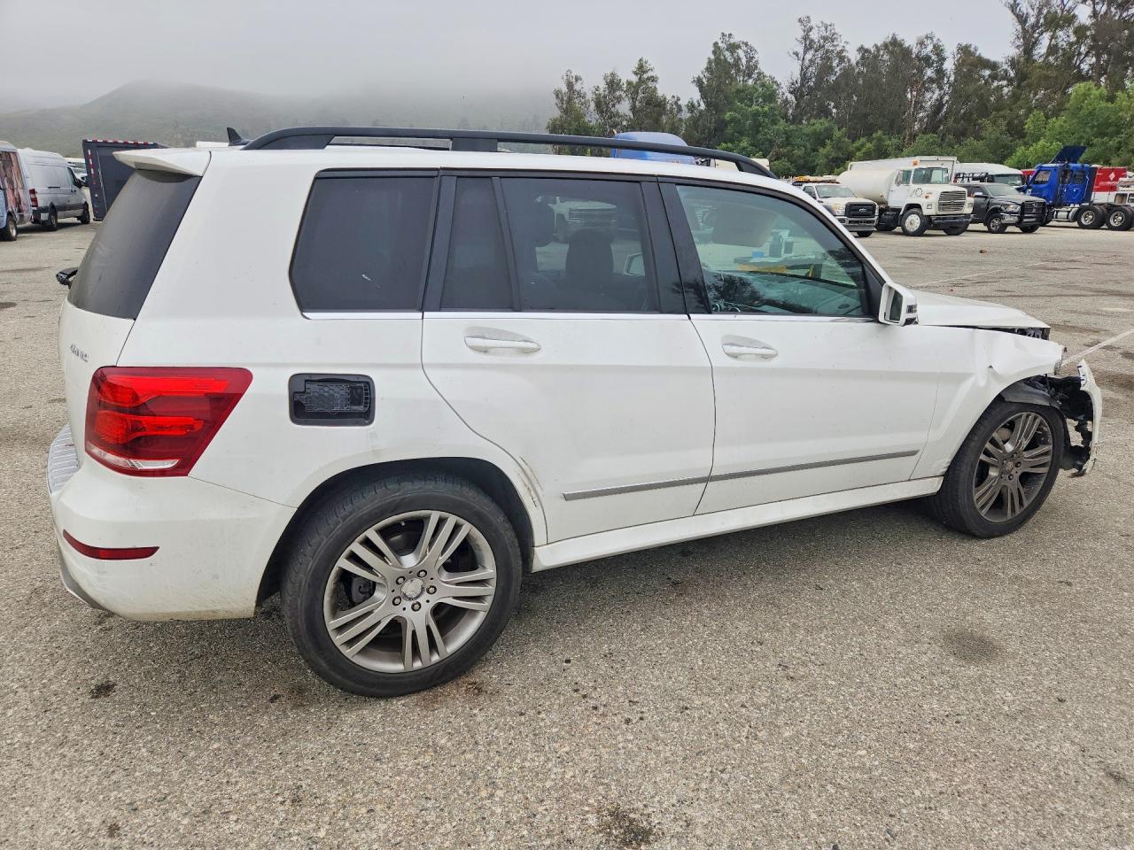 2015 Mercedes-benz Glk 350 4matic White vin: WDCGG8JB3FG350659
