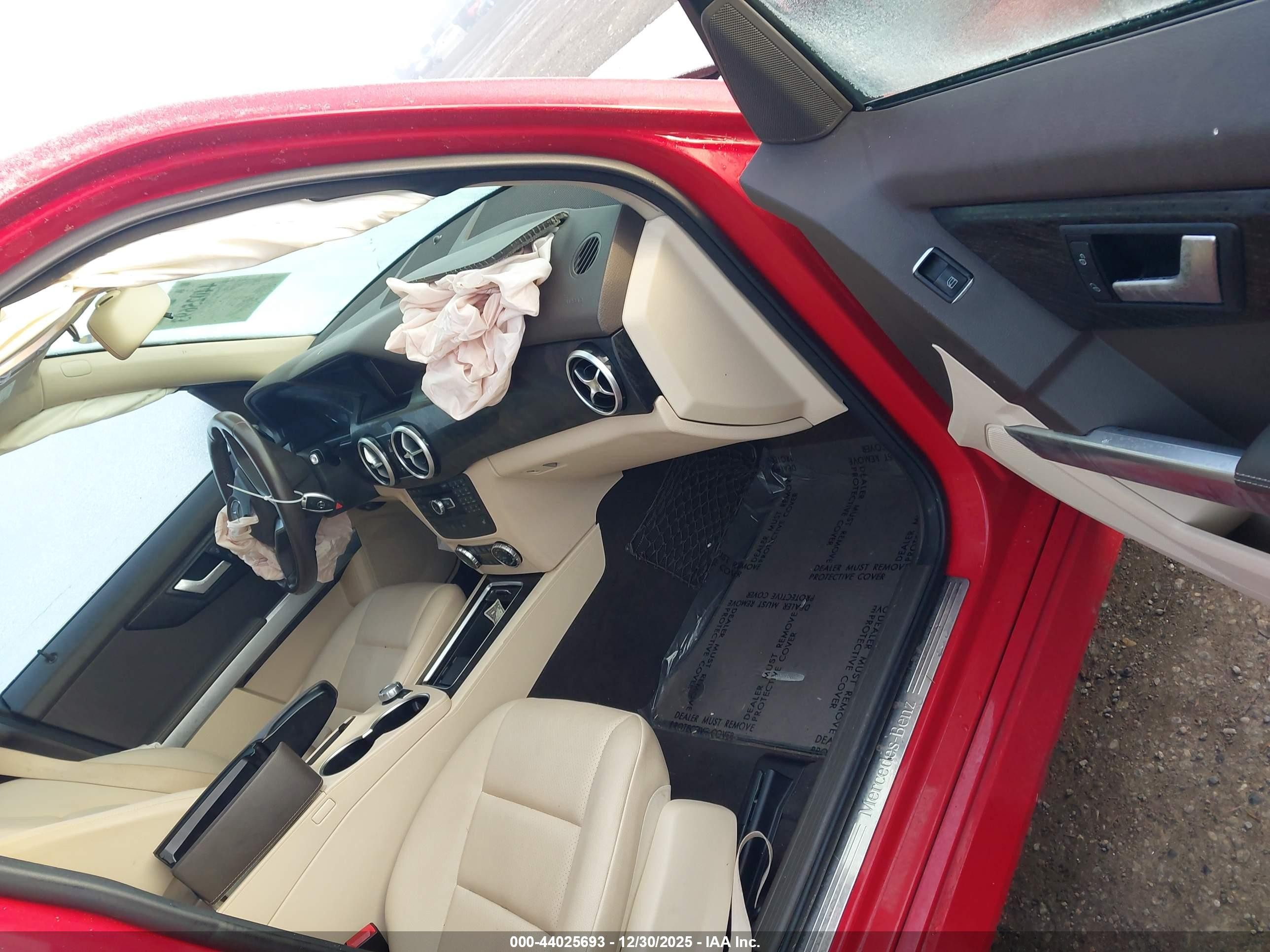 2015 Mercedes-benz Glk 350 4matic Red vin: WDCGG8JB3FG373228