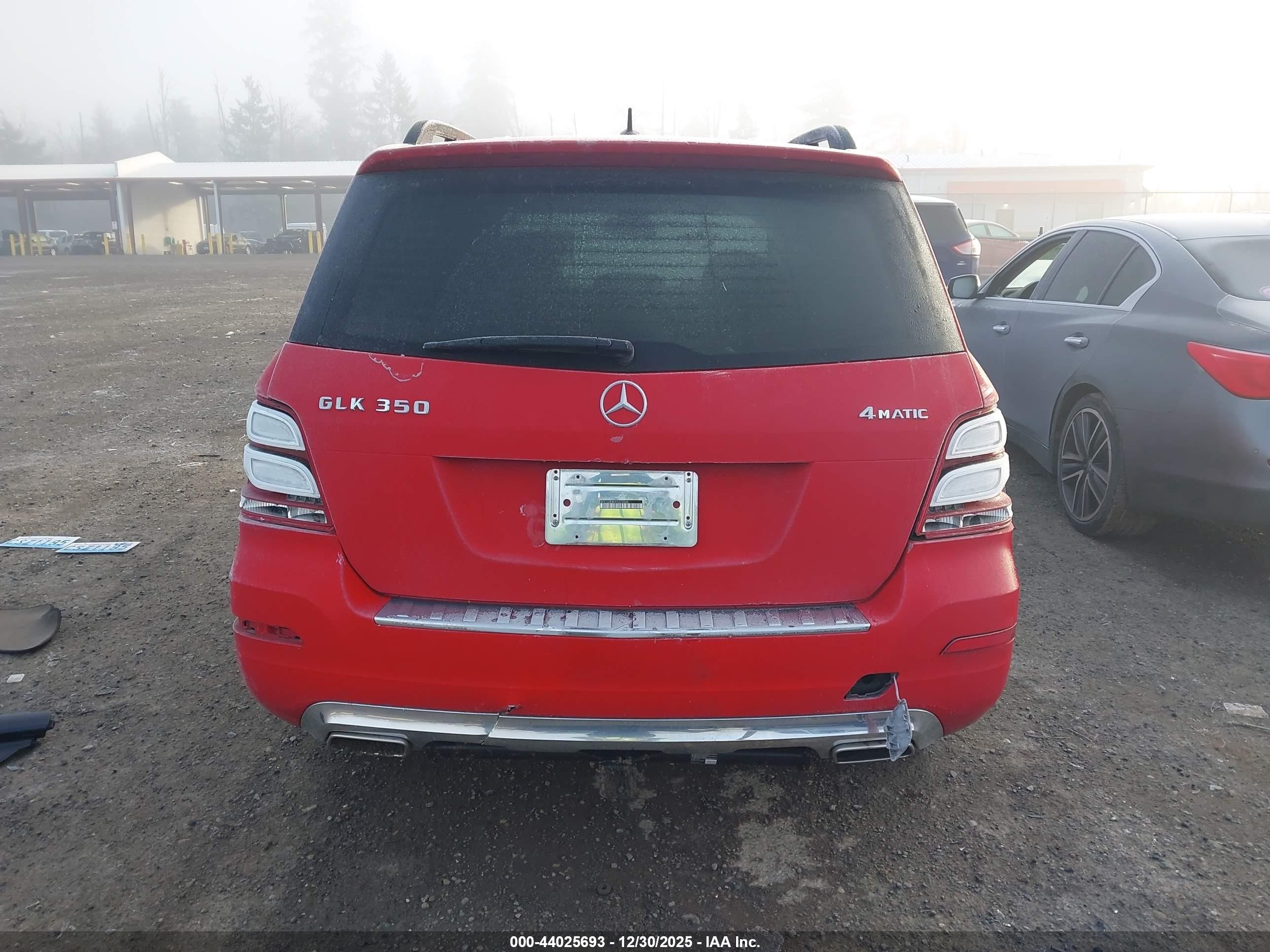 2015 Mercedes-benz Glk 350 4matic Red vin: WDCGG8JB3FG373228