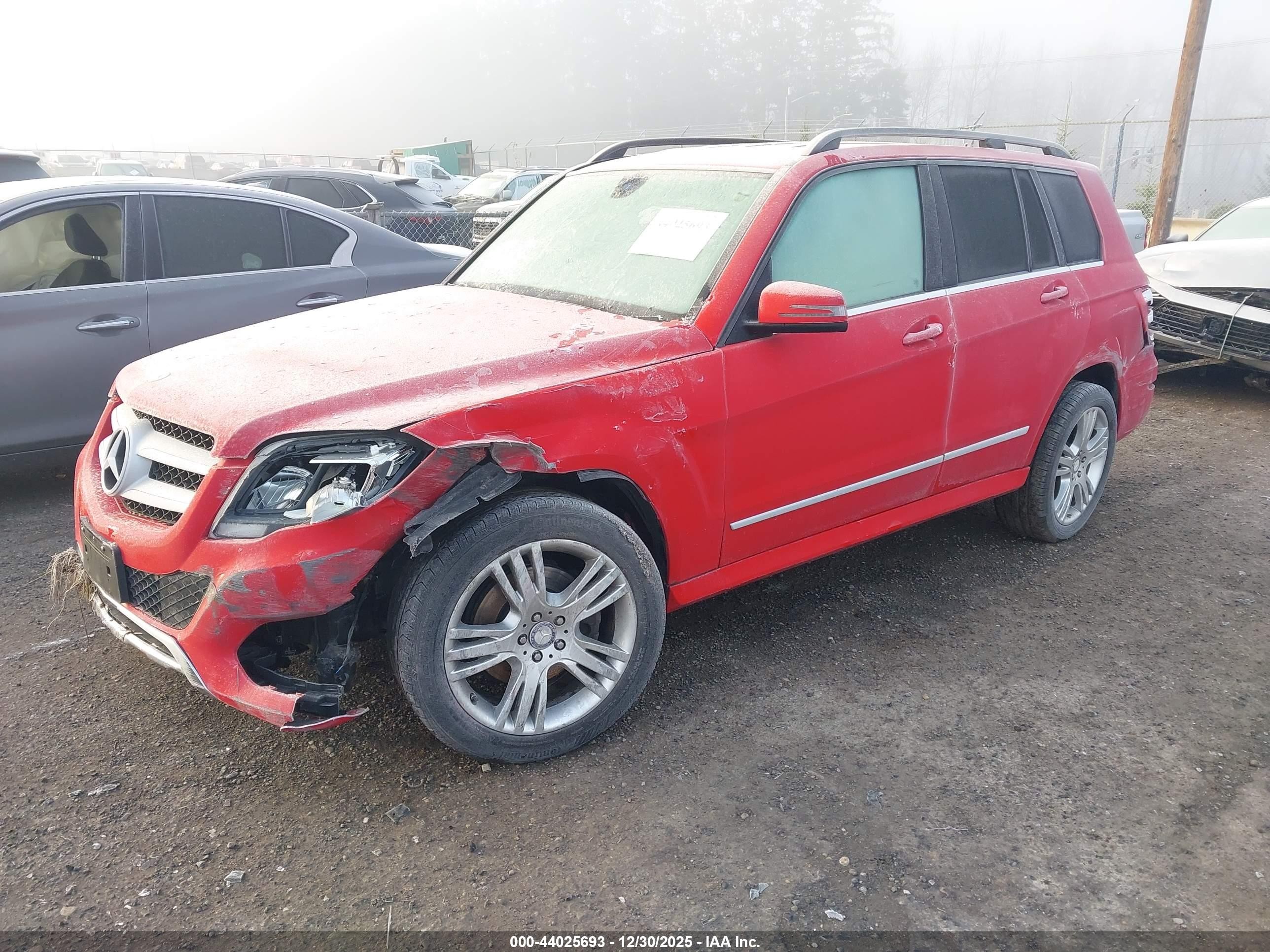 2015 Mercedes-benz Glk 350 4matic Red vin: WDCGG8JB3FG373228