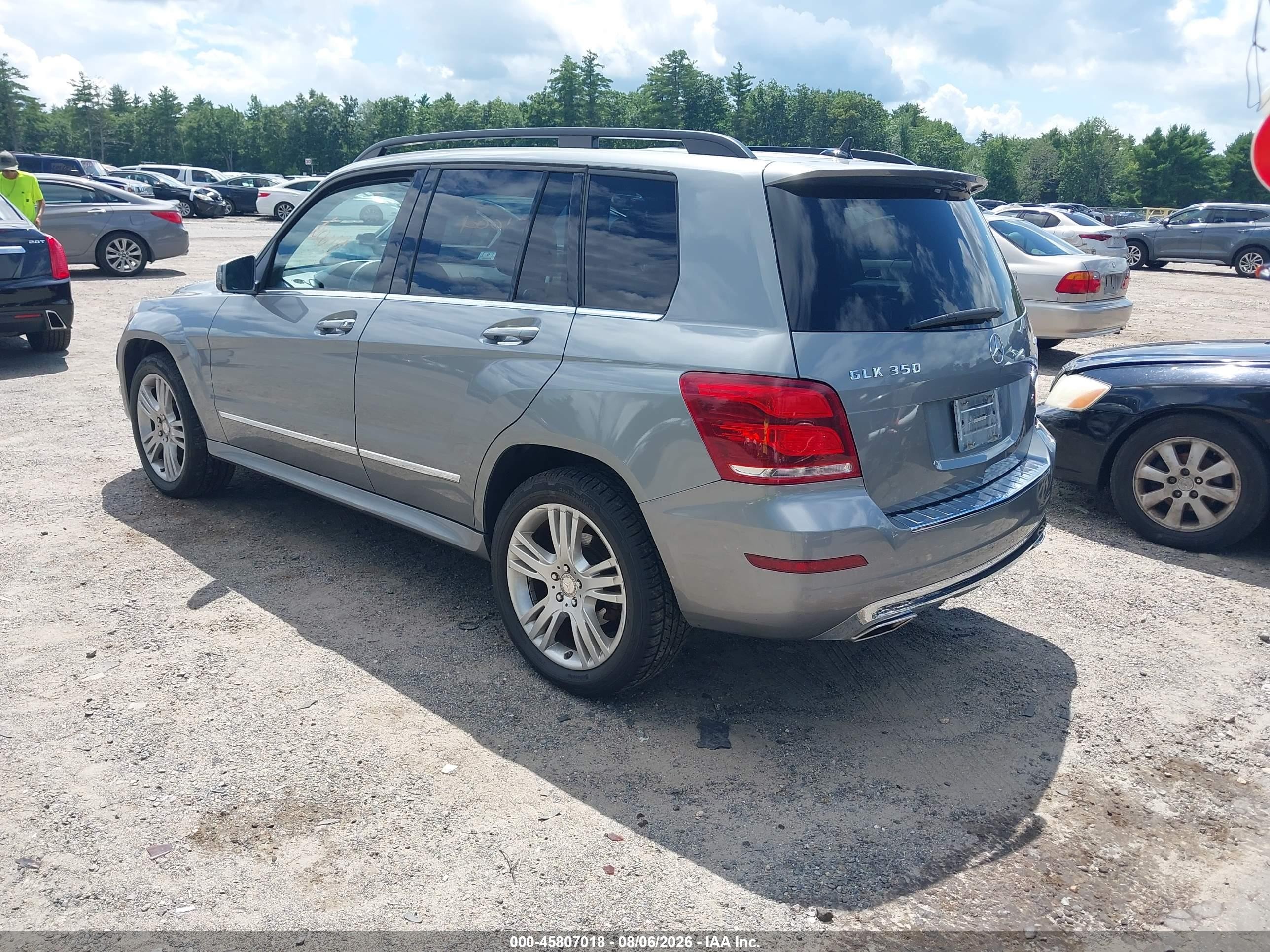 2015 Mercedes-benz Glk 350 4matic Gray vin: WDCGG8JB3FG381538
