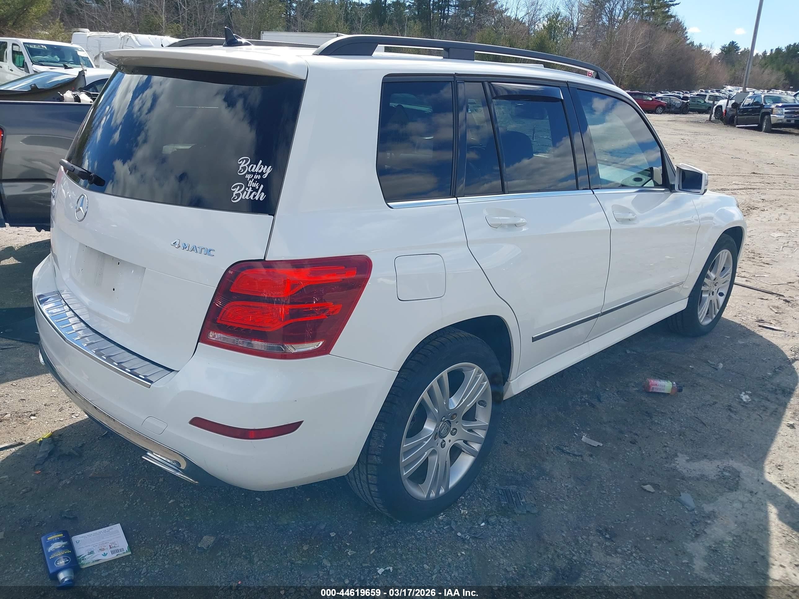 2015 Mercedes-benz Glk 350 4matic White vin: WDCGG8JB3FG402615