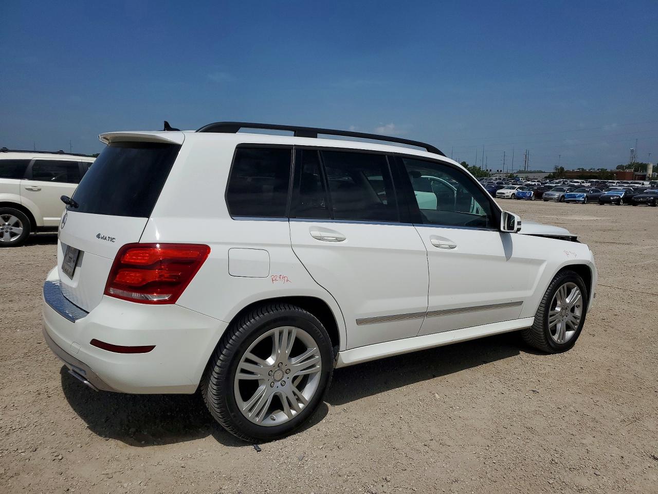 2015 Mercedes-benz Glk 350 4matic Белый vin: WDCGG8JB3FG403196