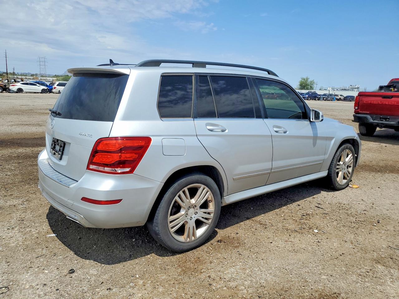 2013 Mercedes-benz Glk 350 4matic Silver vin: WDCGG8JB4DG127396