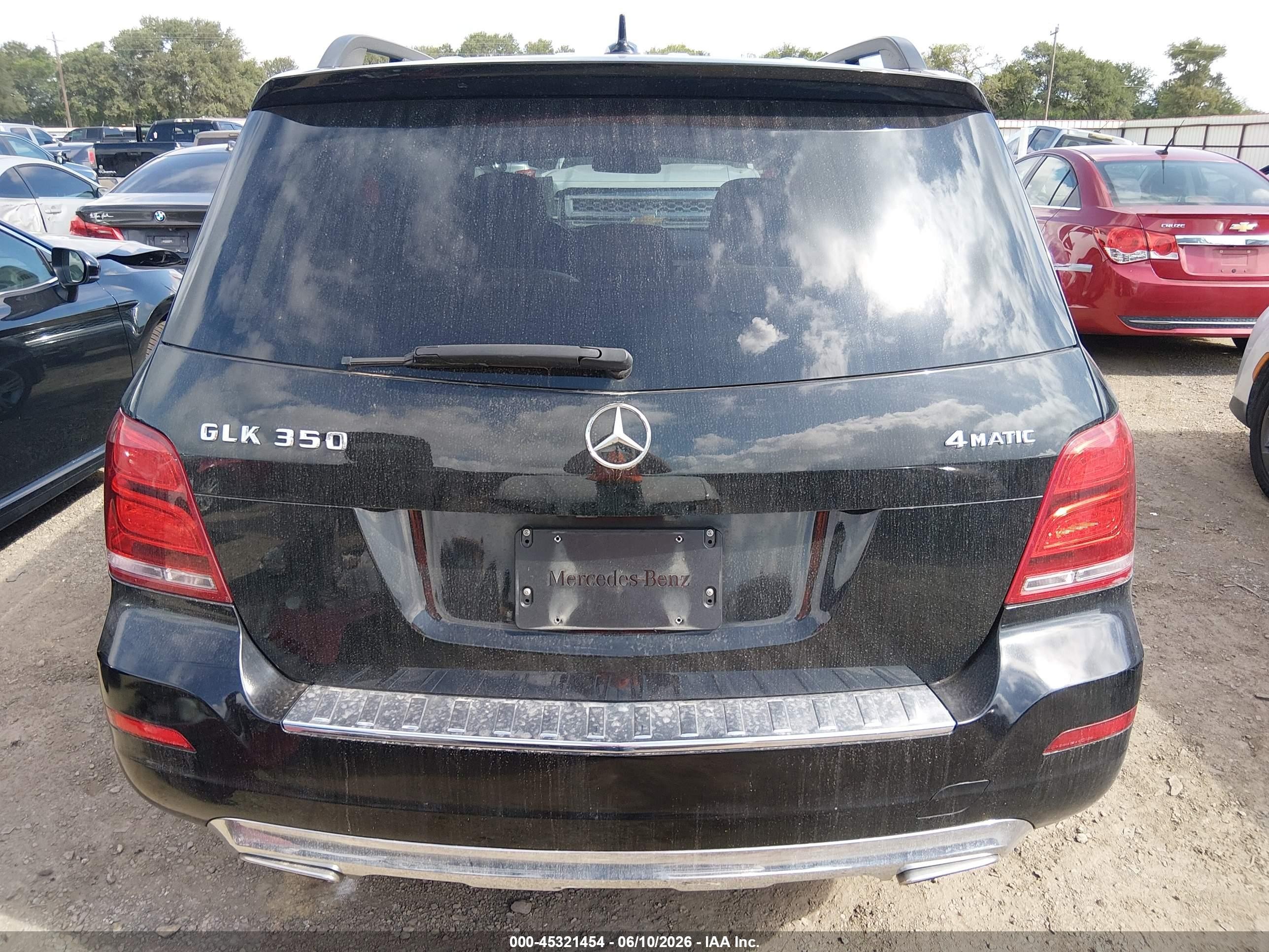 2014 Mercedes-benz Glk 350 4matic Black vin: WDCGG8JB4EG156964