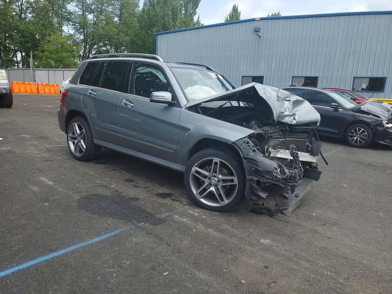 2014 Mercedes-benz Glk 350 4matic Silver vin: WDCGG8JB4EG197823