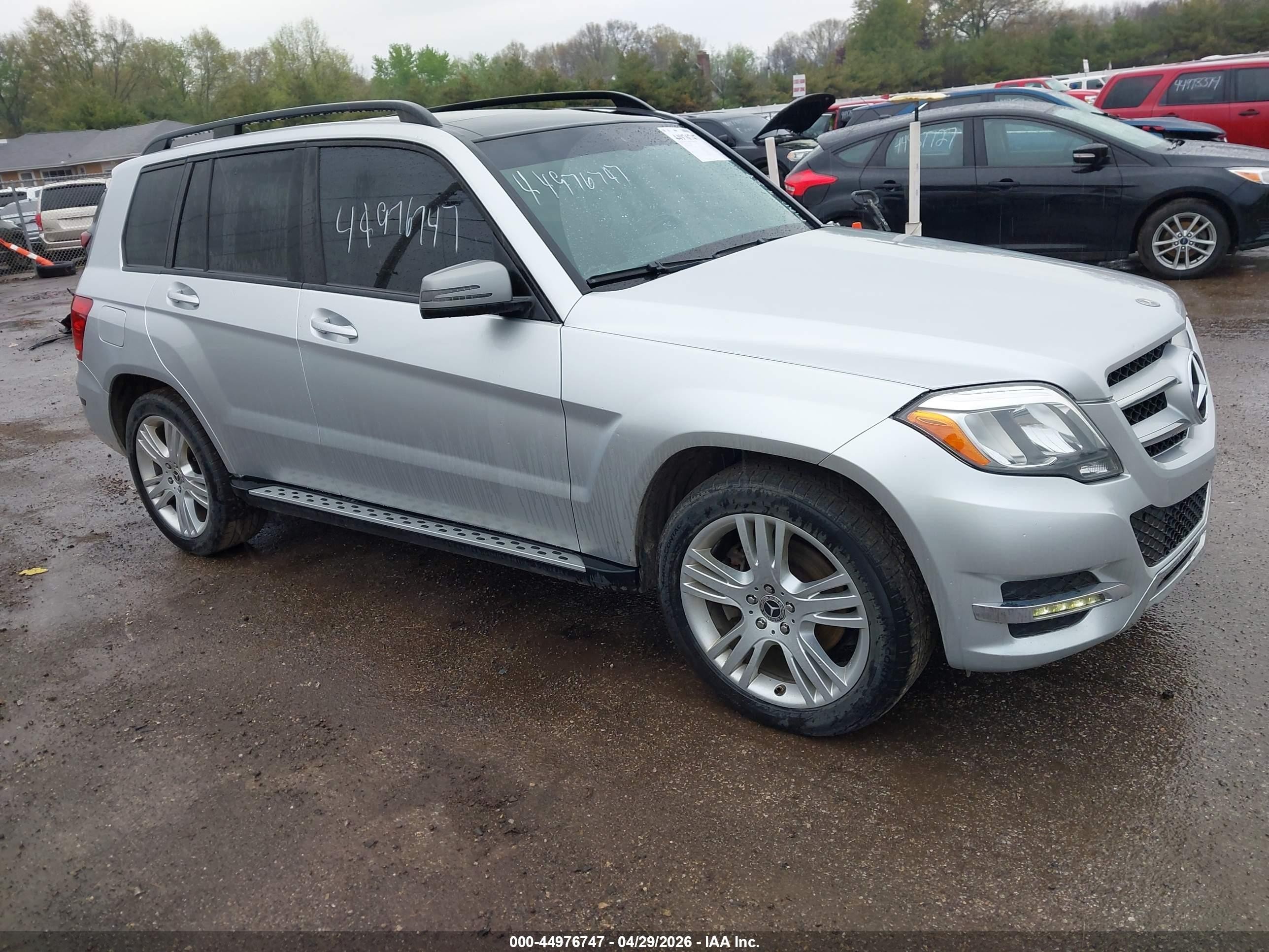 2014 Mercedes-benz Glk 350 4matic Silver vin: WDCGG8JB4EG224485