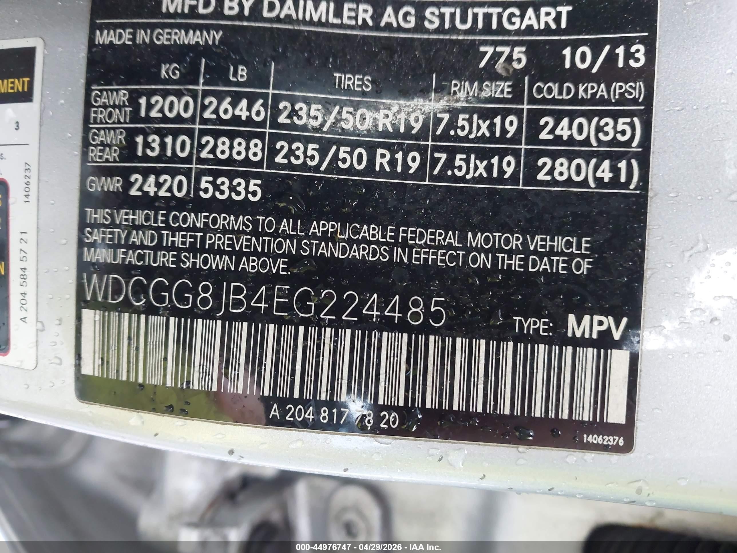 2014 Mercedes-benz Glk 350 4matic Silver vin: WDCGG8JB4EG224485
