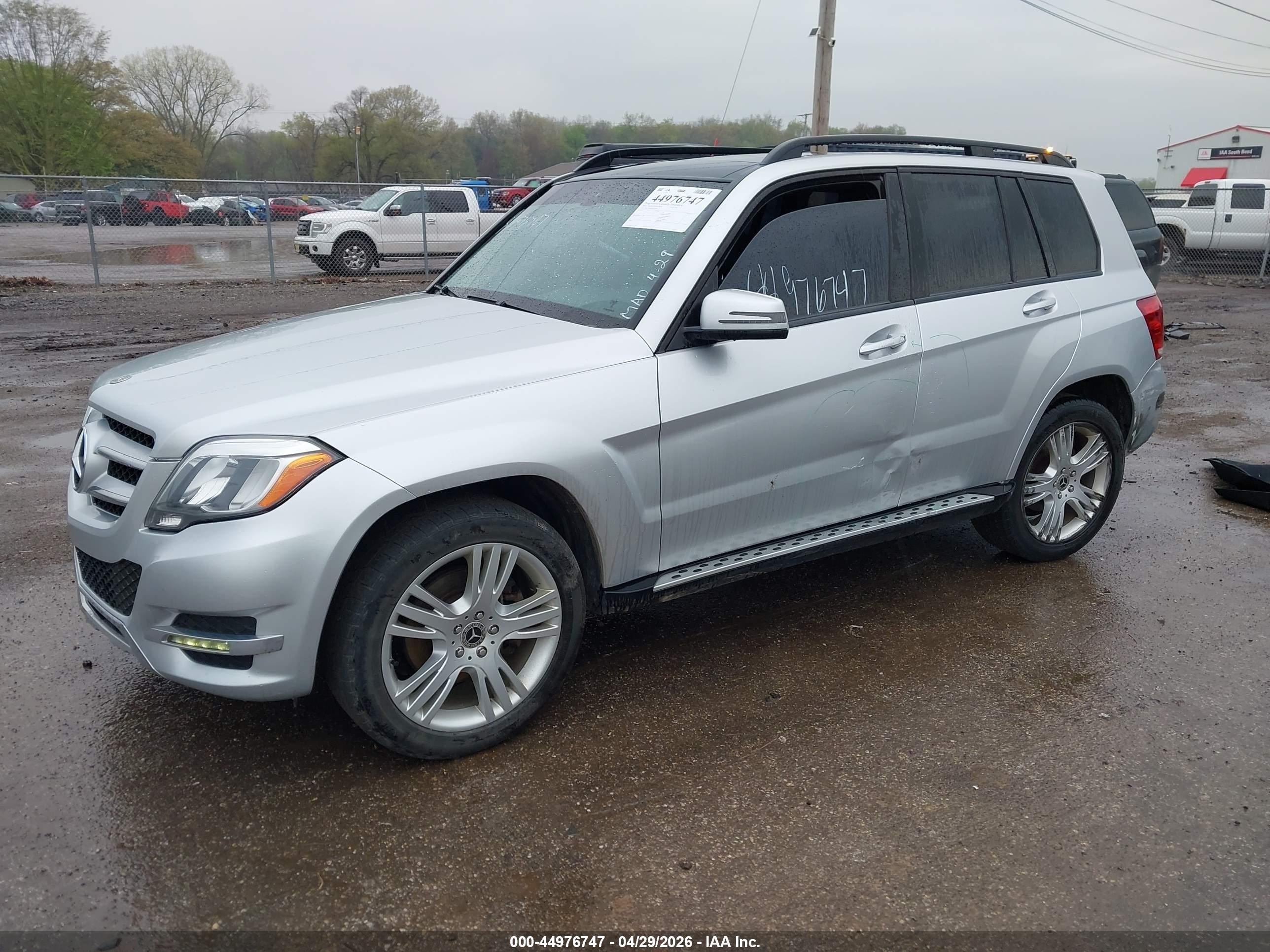 2014 Mercedes-benz Glk 350 4matic Silver vin: WDCGG8JB4EG224485
