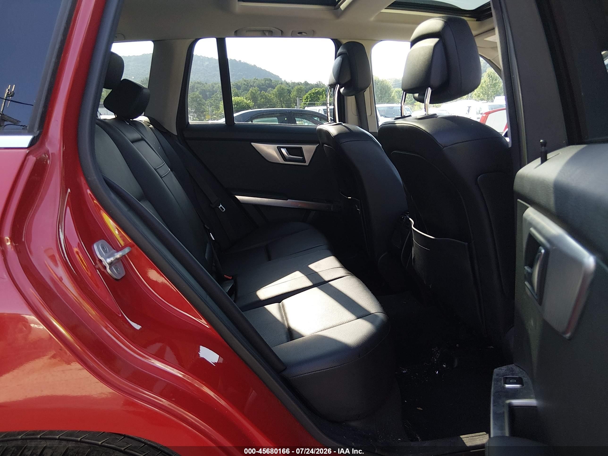 2014 Mercedes-benz Glk 350 4matic Red vin: WDCGG8JB4EG280023