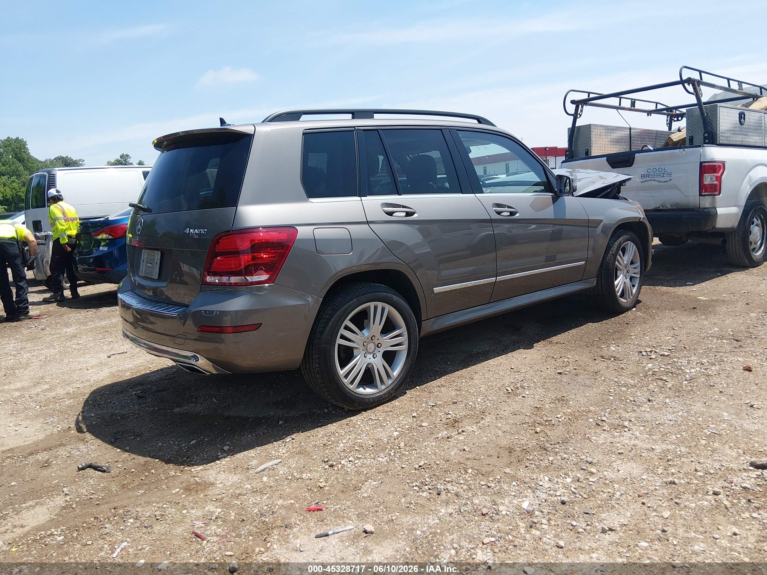 2014 Mercedes-benz Glk 350 4matic Gray vin: WDCGG8JB4EG308547
