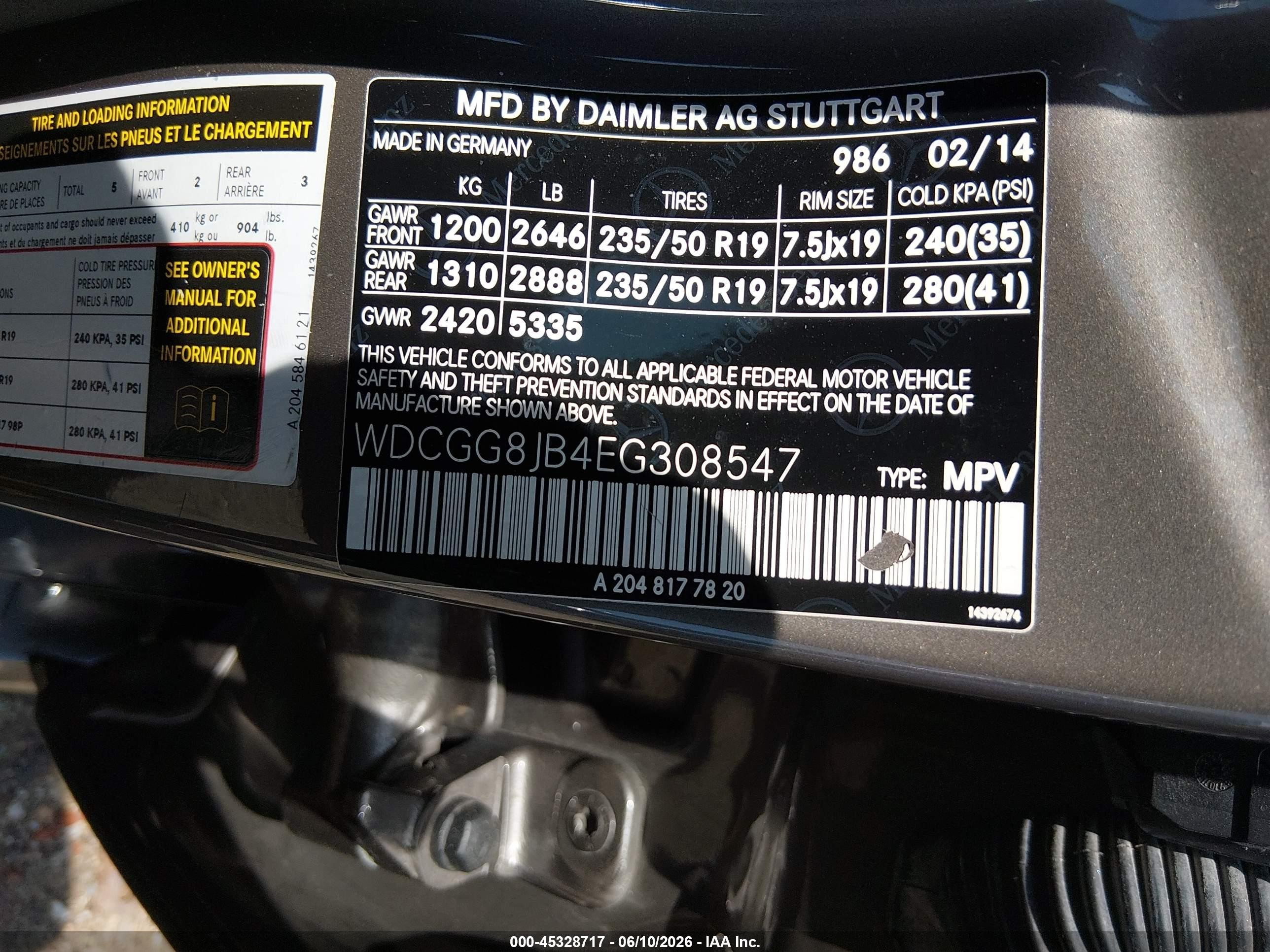 2014 Mercedes-benz Glk 350 4matic Gray vin: WDCGG8JB4EG308547
