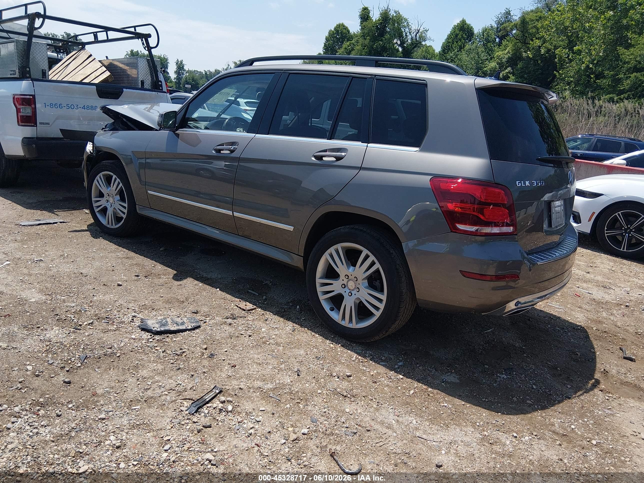 2014 Mercedes-benz Glk 350 4matic Gray vin: WDCGG8JB4EG308547