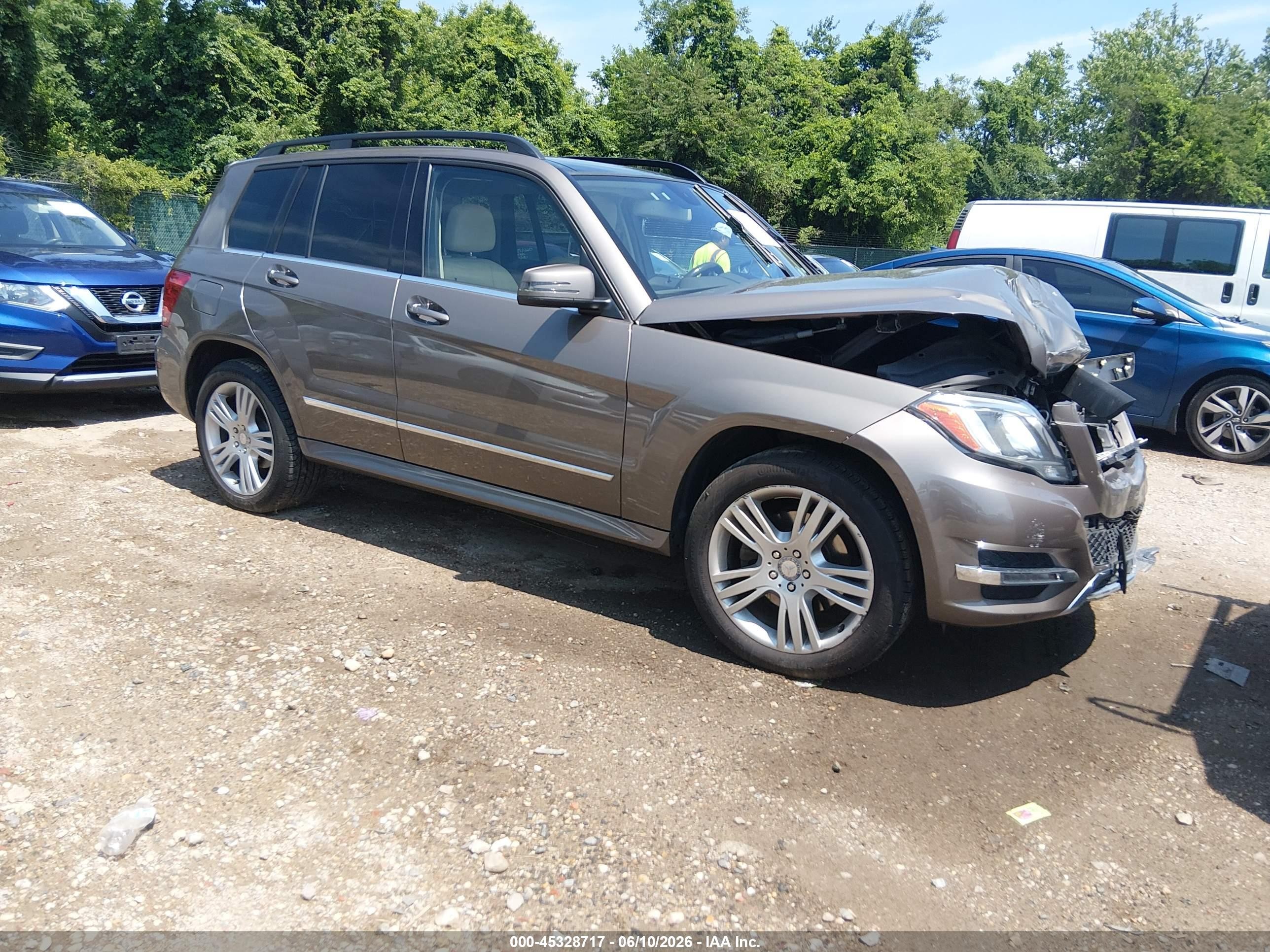 2014 Mercedes-benz Glk 350 4matic Gray vin: WDCGG8JB4EG308547