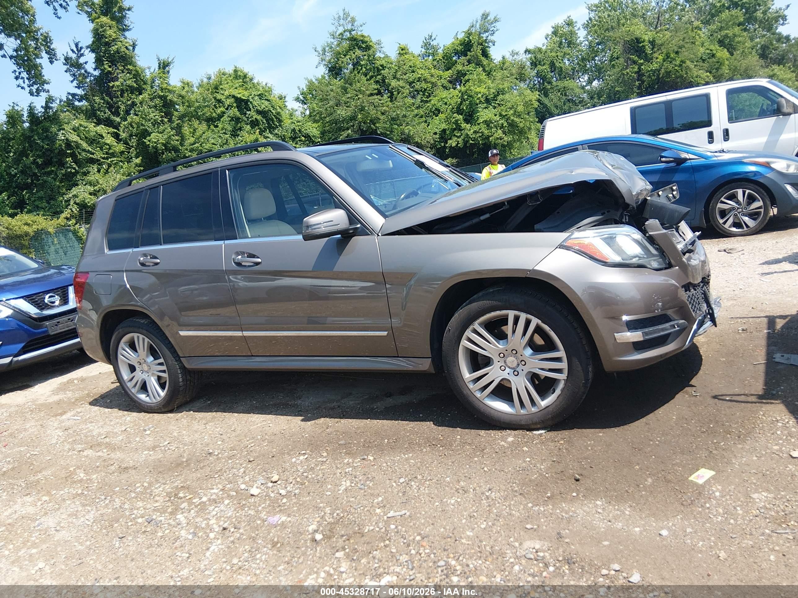 2014 Mercedes-benz Glk 350 4matic Gray vin: WDCGG8JB4EG308547