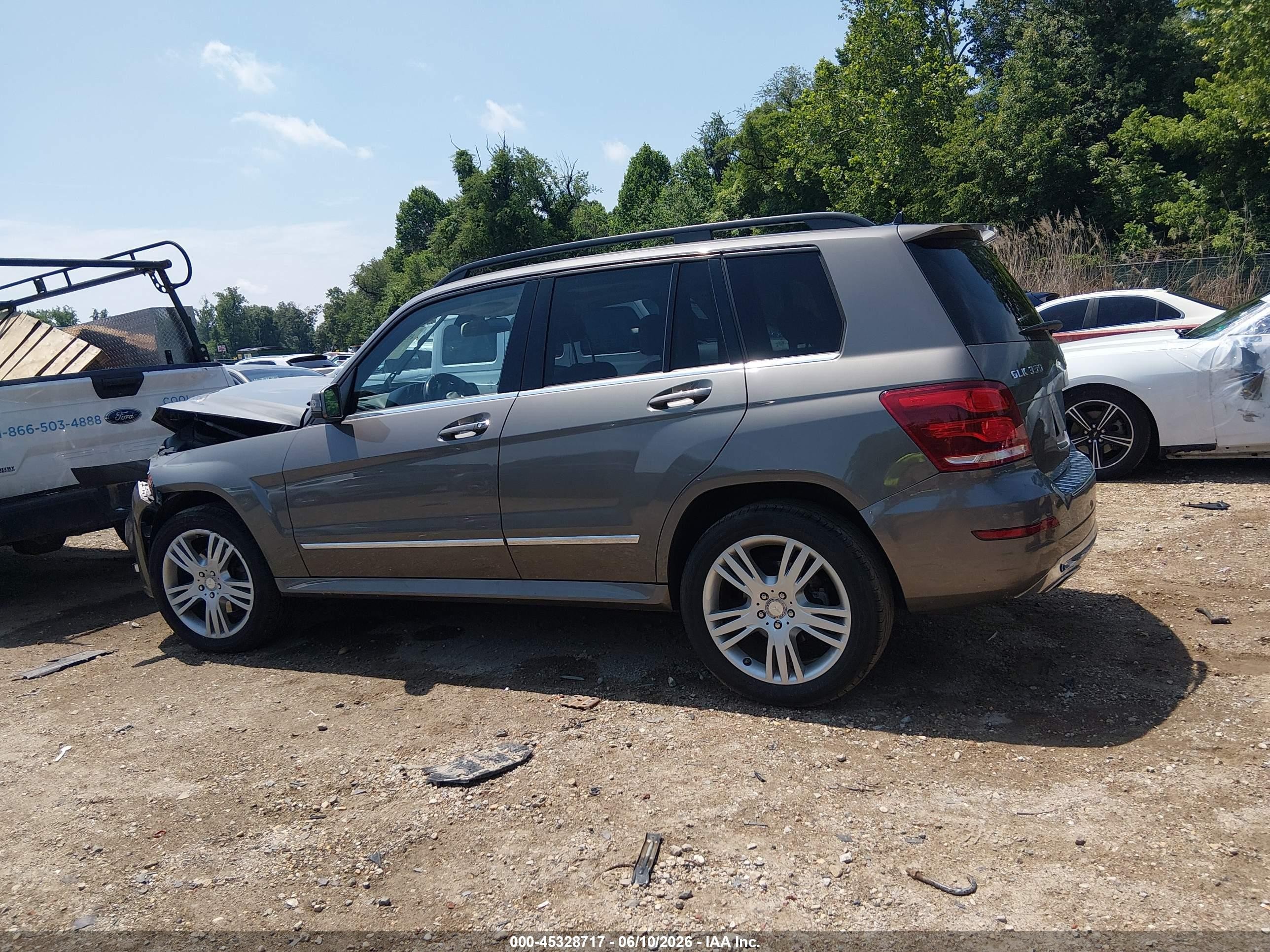 2014 Mercedes-benz Glk 350 4matic Gray vin: WDCGG8JB4EG308547