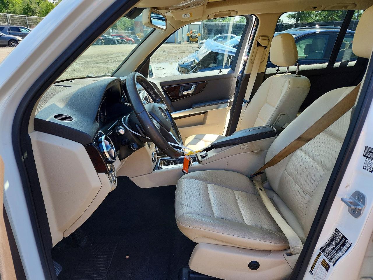 2014 Mercedes-benz Glk 350 4matic White vin: WDCGG8JB4EG317247