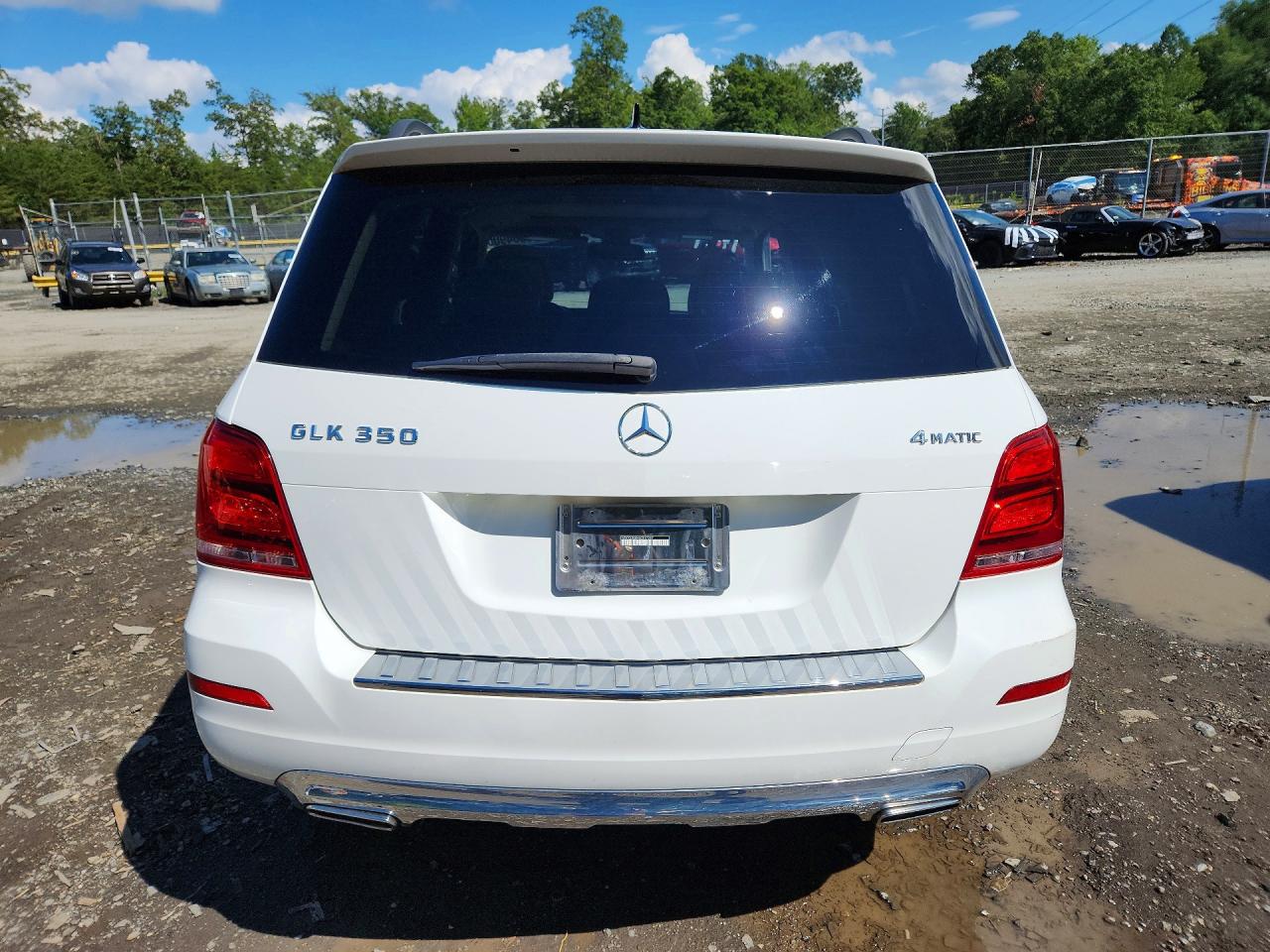 2014 Mercedes-benz Glk 350 4matic White vin: WDCGG8JB4EG317247