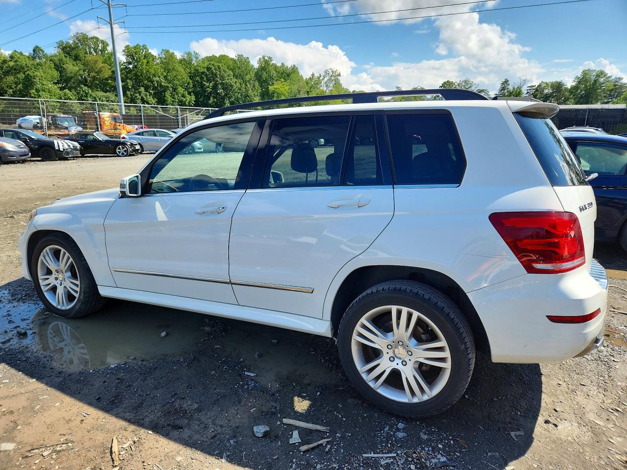2014 Mercedes-benz Glk 350 4matic White vin: WDCGG8JB4EG317247