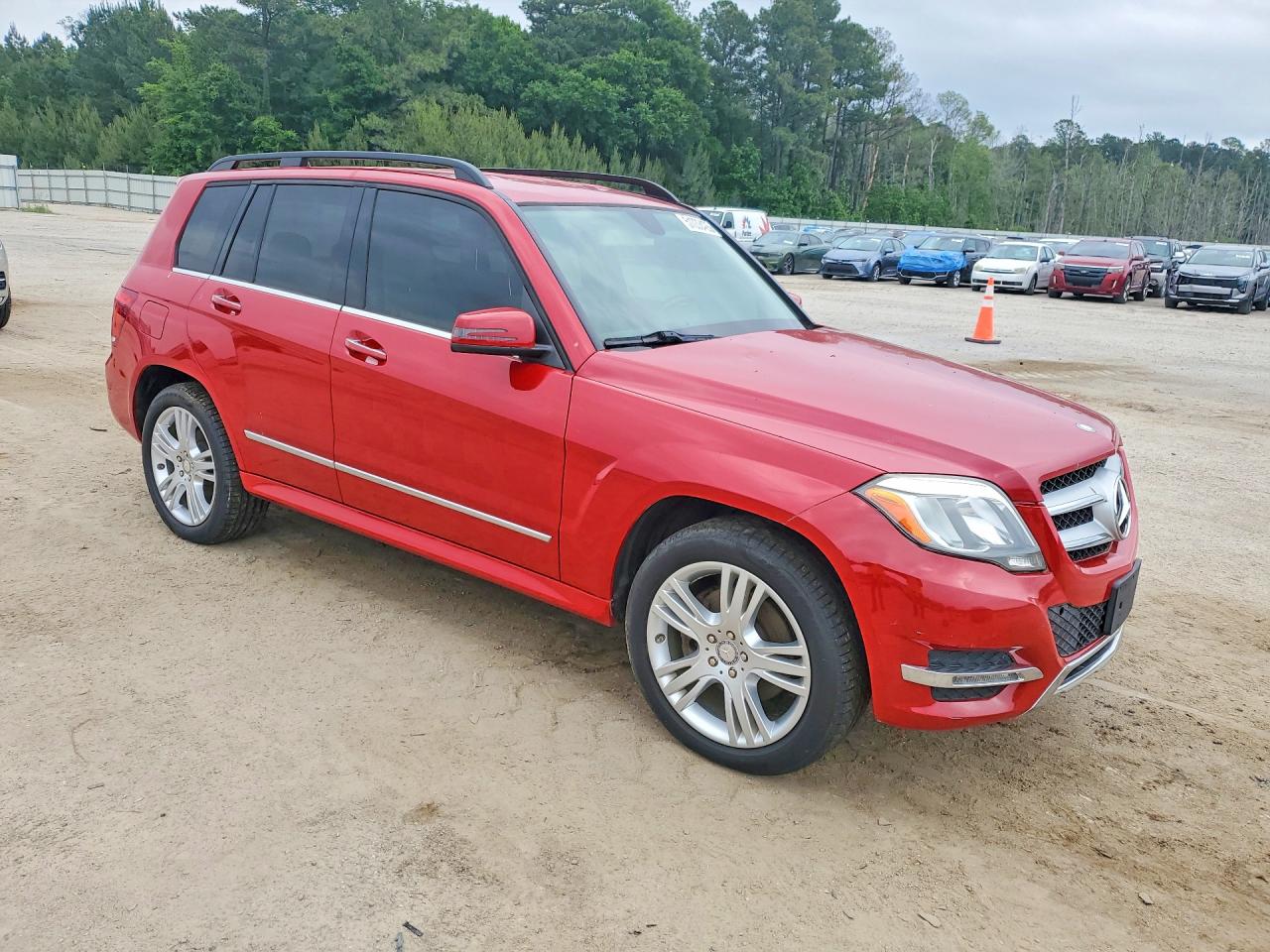 2014 Mercedes-benz Glk 350 4matic Red vin: WDCGG8JB4EG328362