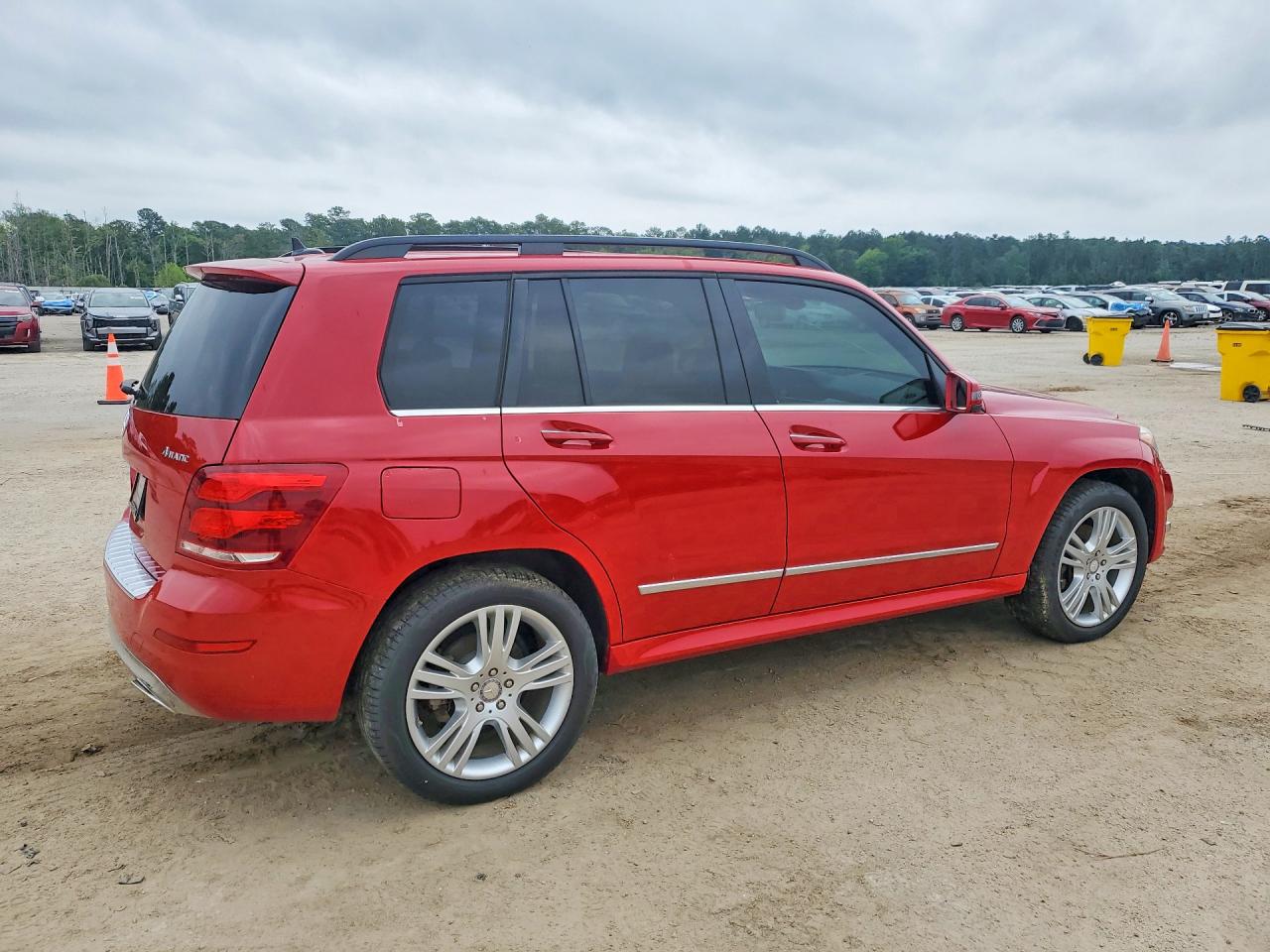 2014 Mercedes-benz Glk 350 4matic Red vin: WDCGG8JB4EG328362