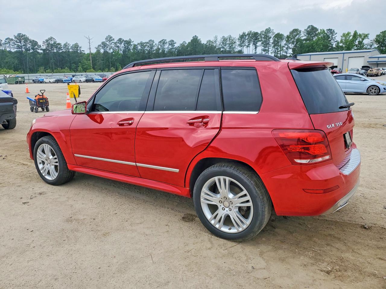 2014 Mercedes-benz Glk 350 4matic Red vin: WDCGG8JB4EG328362