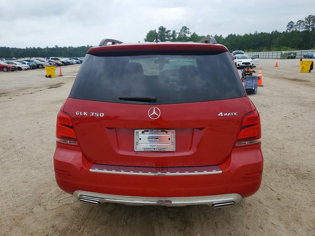 2014 Mercedes-benz Glk 350 4matic Red vin: WDCGG8JB4EG328362