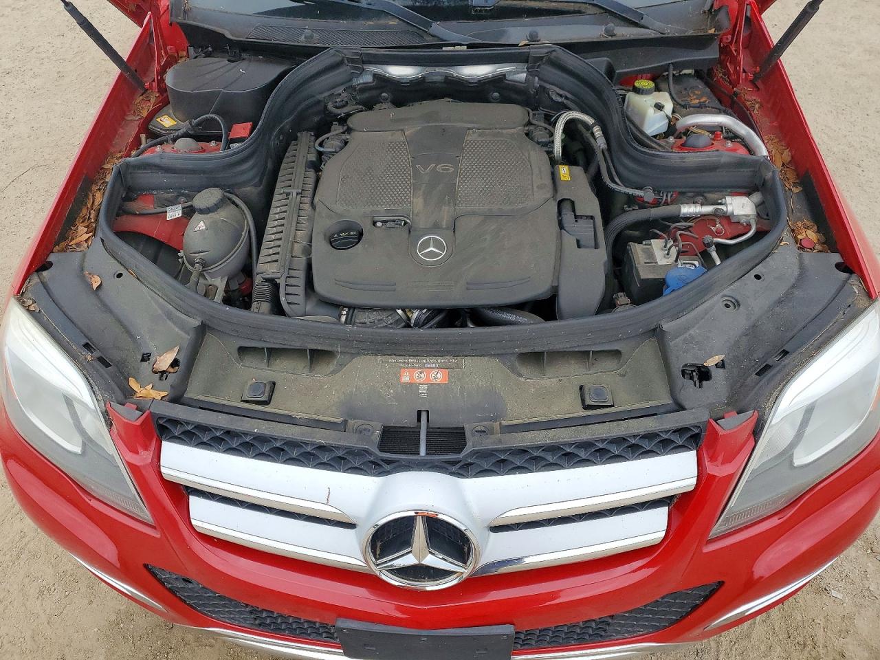 2014 Mercedes-benz Glk 350 4matic Red vin: WDCGG8JB4EG328362