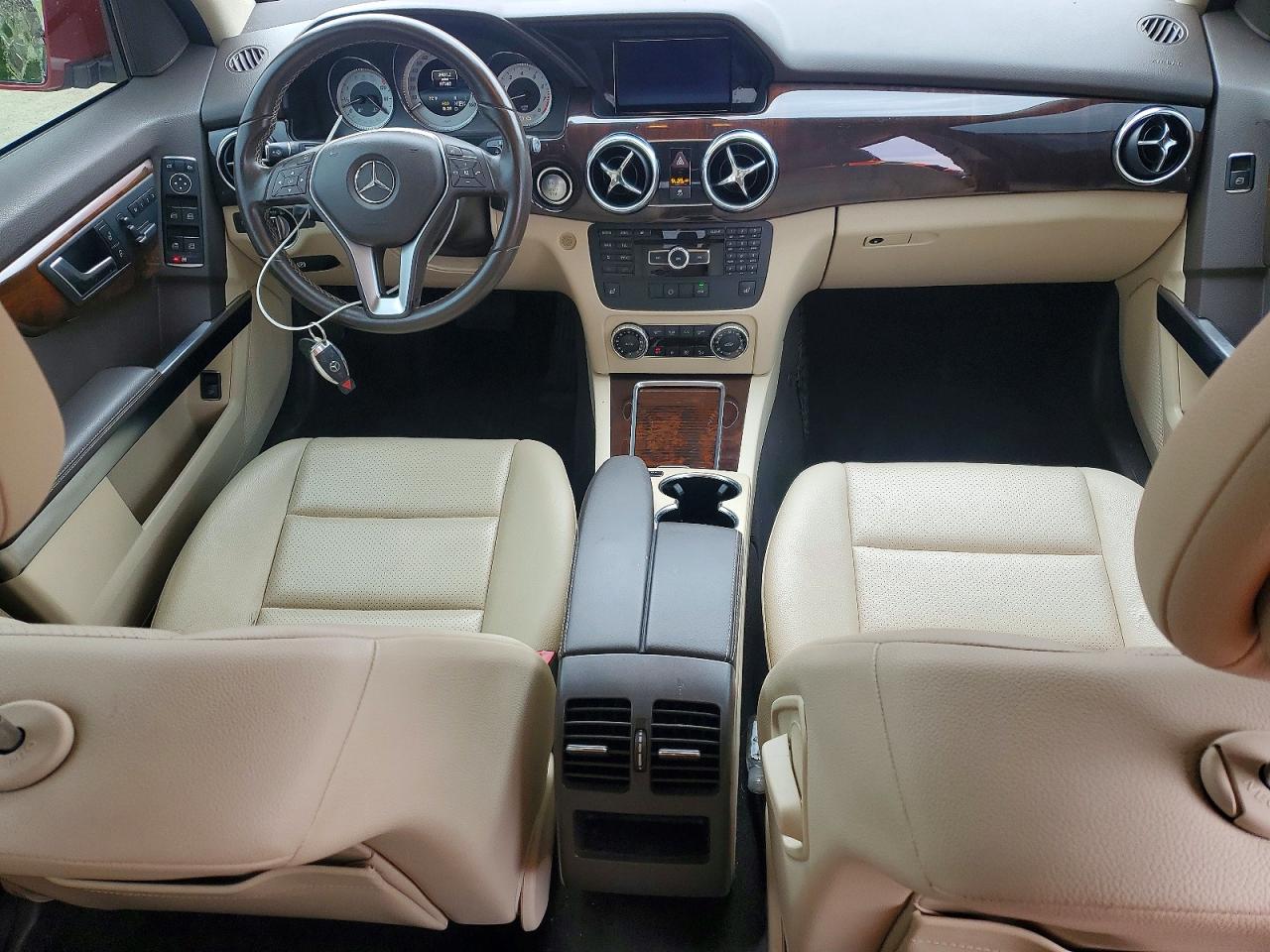 2014 Mercedes-benz Glk 350 4matic Red vin: WDCGG8JB4EG328362
