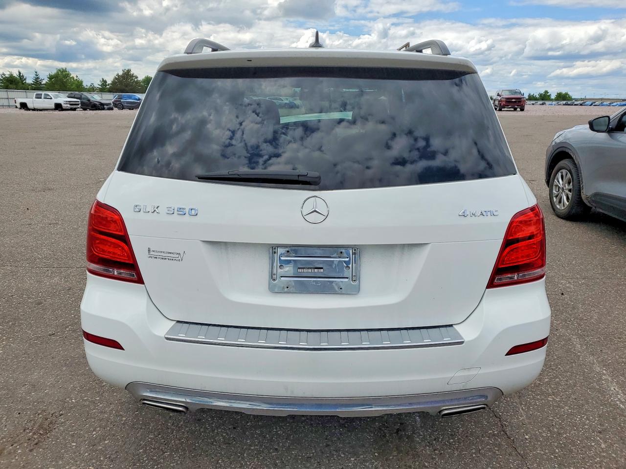 2014 Mercedes-benz Glk 350 4matic White vin: WDCGG8JB4EG330001