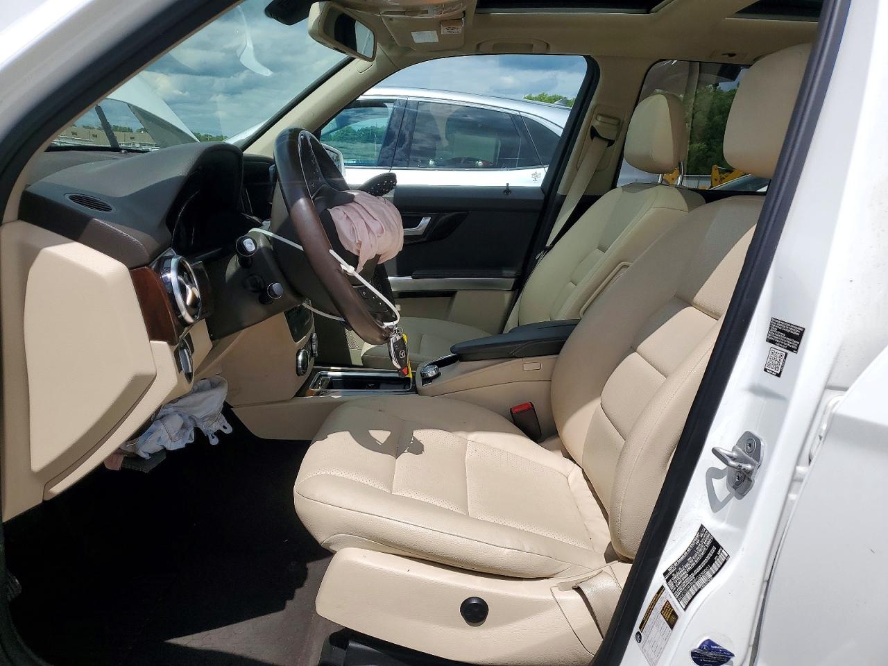 2014 Mercedes-benz Glk 350 4matic White vin: WDCGG8JB4EG330001