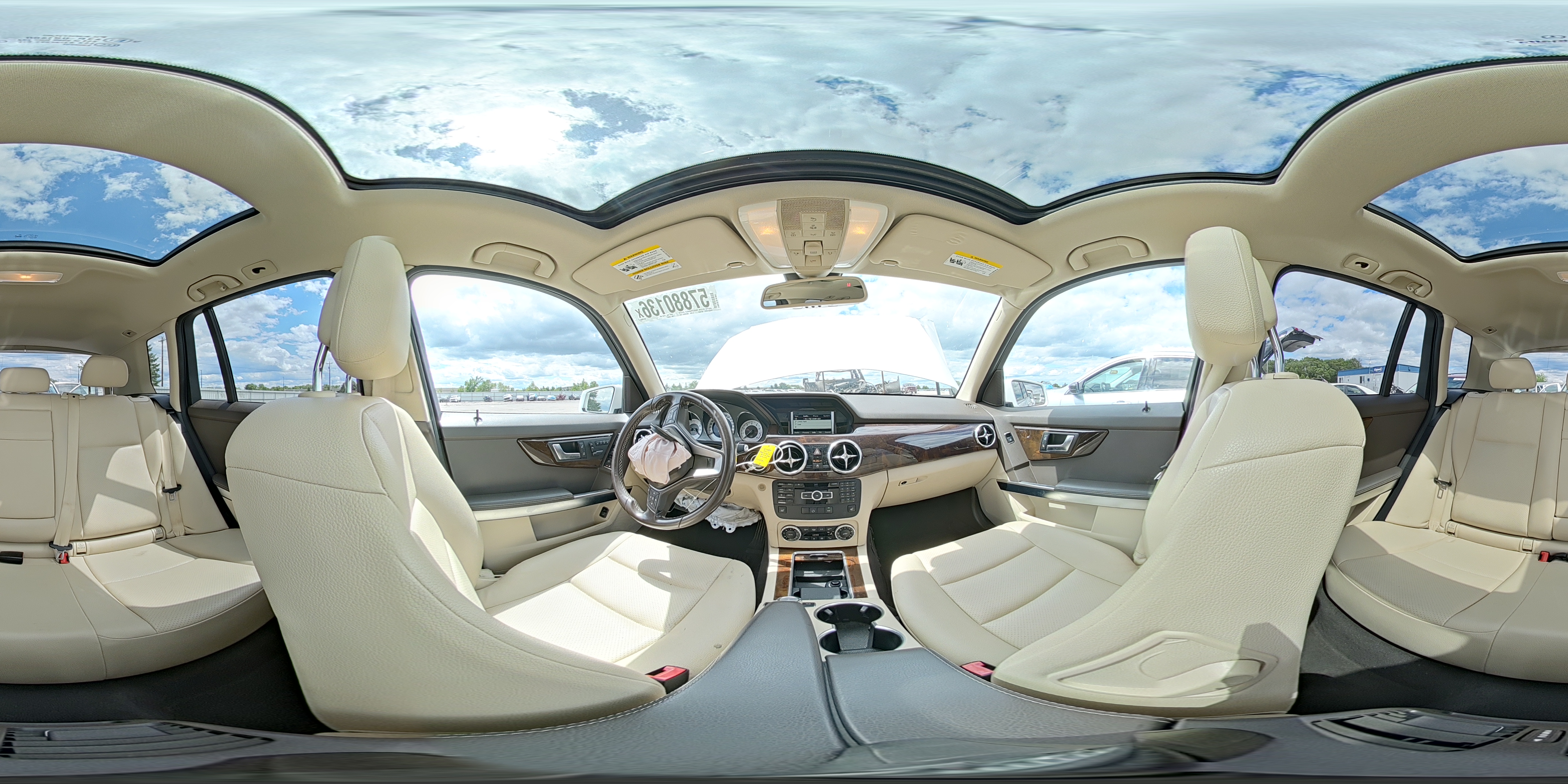 2014 Mercedes-benz Glk 350 4matic White vin: WDCGG8JB4EG330001