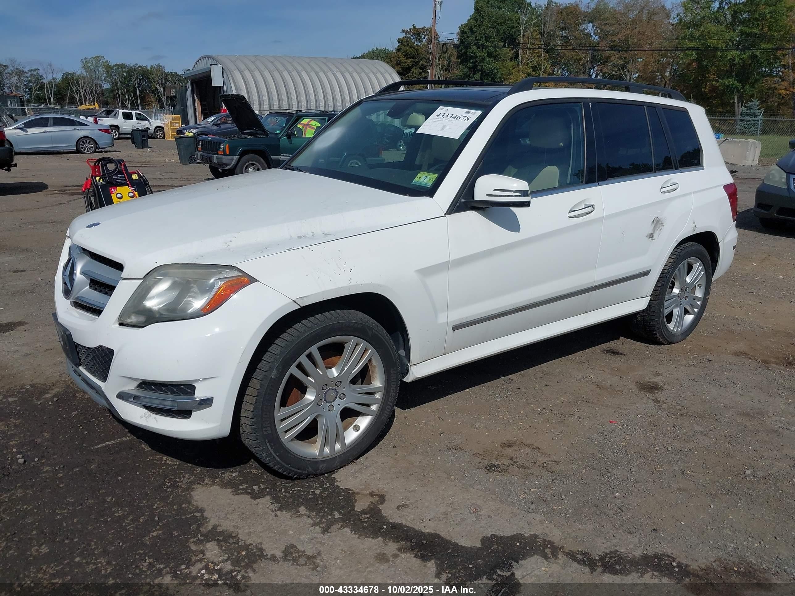 2015 Mercedes-benz Glk 350 4matic White vin: WDCGG8JB4FG342859