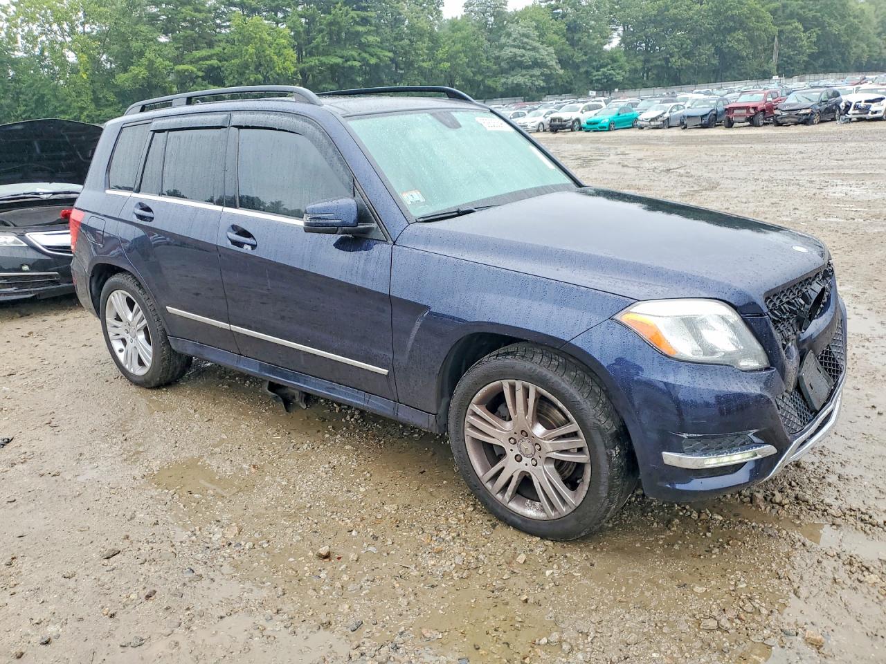 2015 Mercedes-benz Glk 350 4matic Blue vin: WDCGG8JB4FG347317