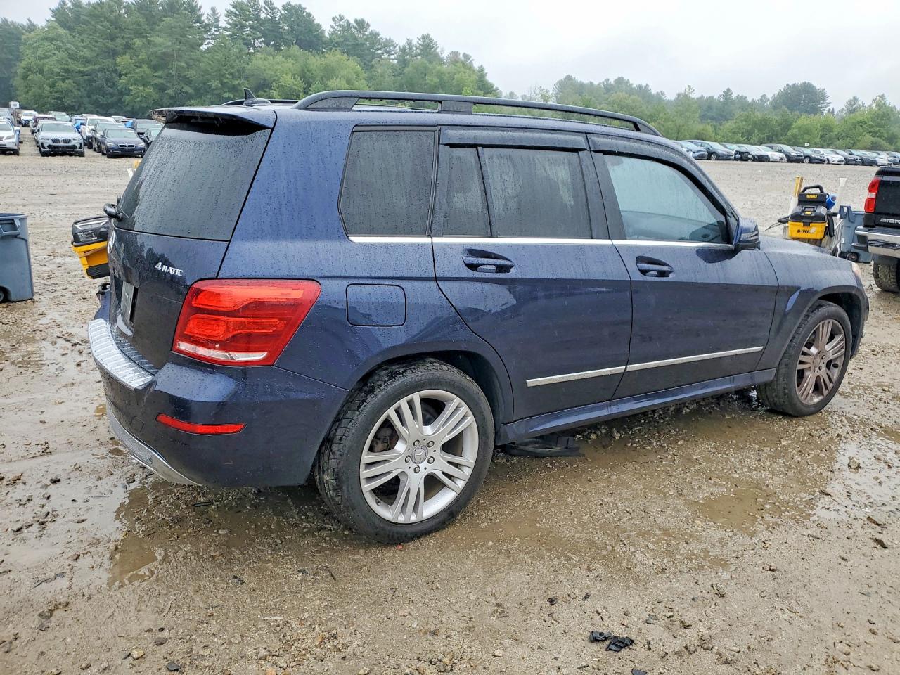 2015 Mercedes-benz Glk 350 4matic Blue vin: WDCGG8JB4FG347317