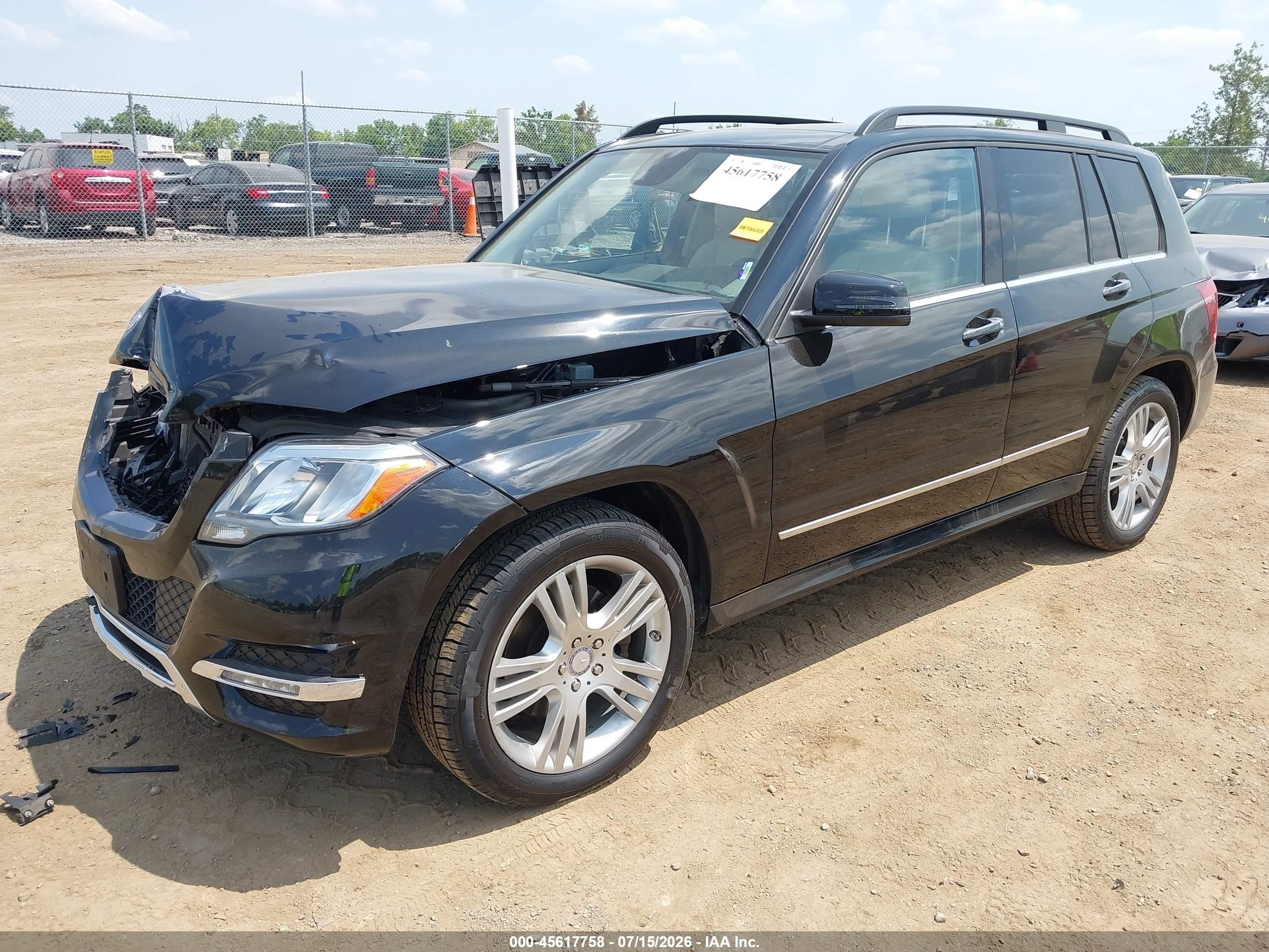 2015 Mercedes-benz Glk 350 4matic Black vin: WDCGG8JB4FG366367