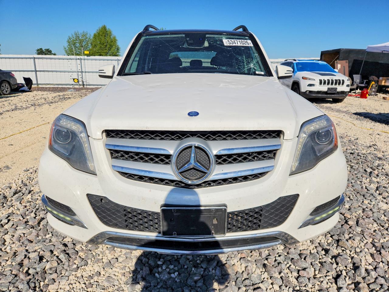2015 Mercedes-benz Glk 350 4matic White vin: WDCGG8JB4FG393813