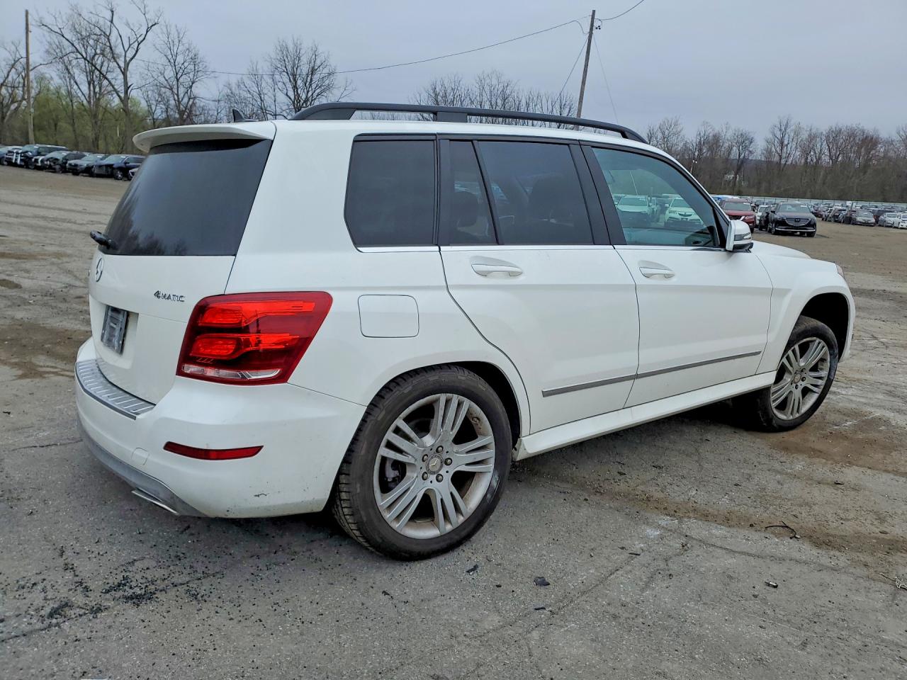 2015 Mercedes-benz Glk 350 4matic White vin: WDCGG8JB4FG395027