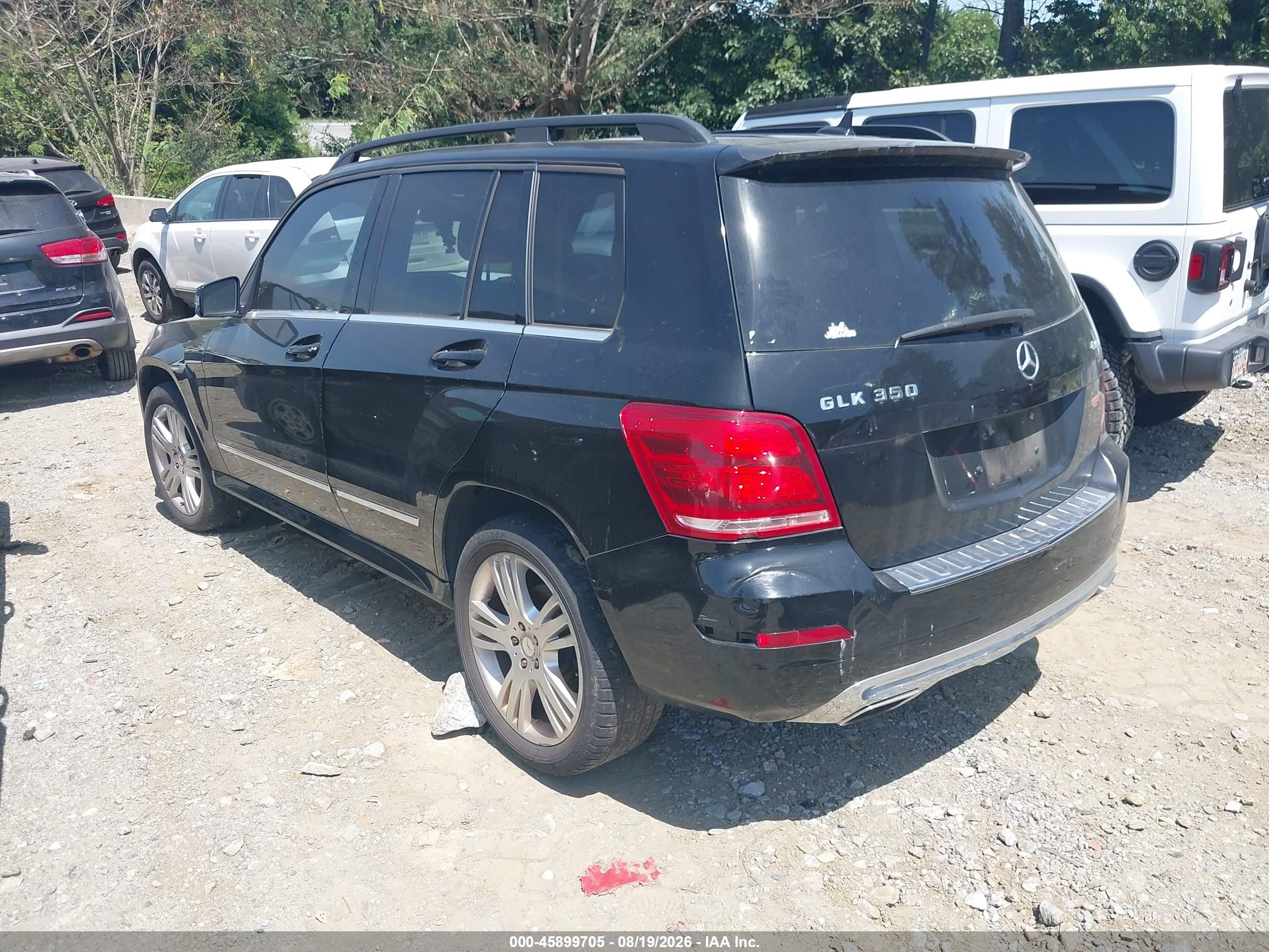 2015 Mercedes-benz Glk 350 4matic Black vin: WDCGG8JB4FG397909
