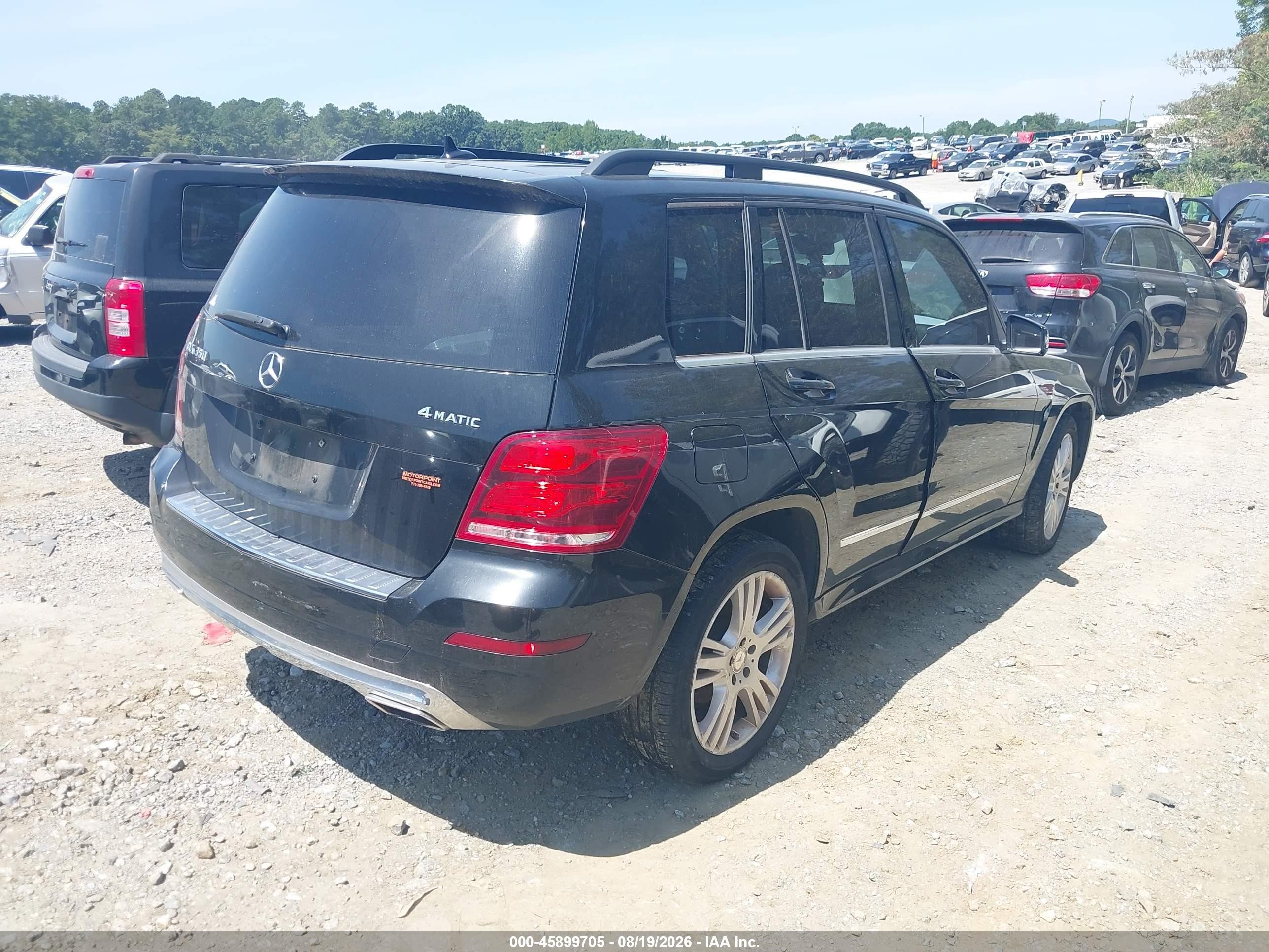 2015 Mercedes-benz Glk 350 4matic Black vin: WDCGG8JB4FG397909