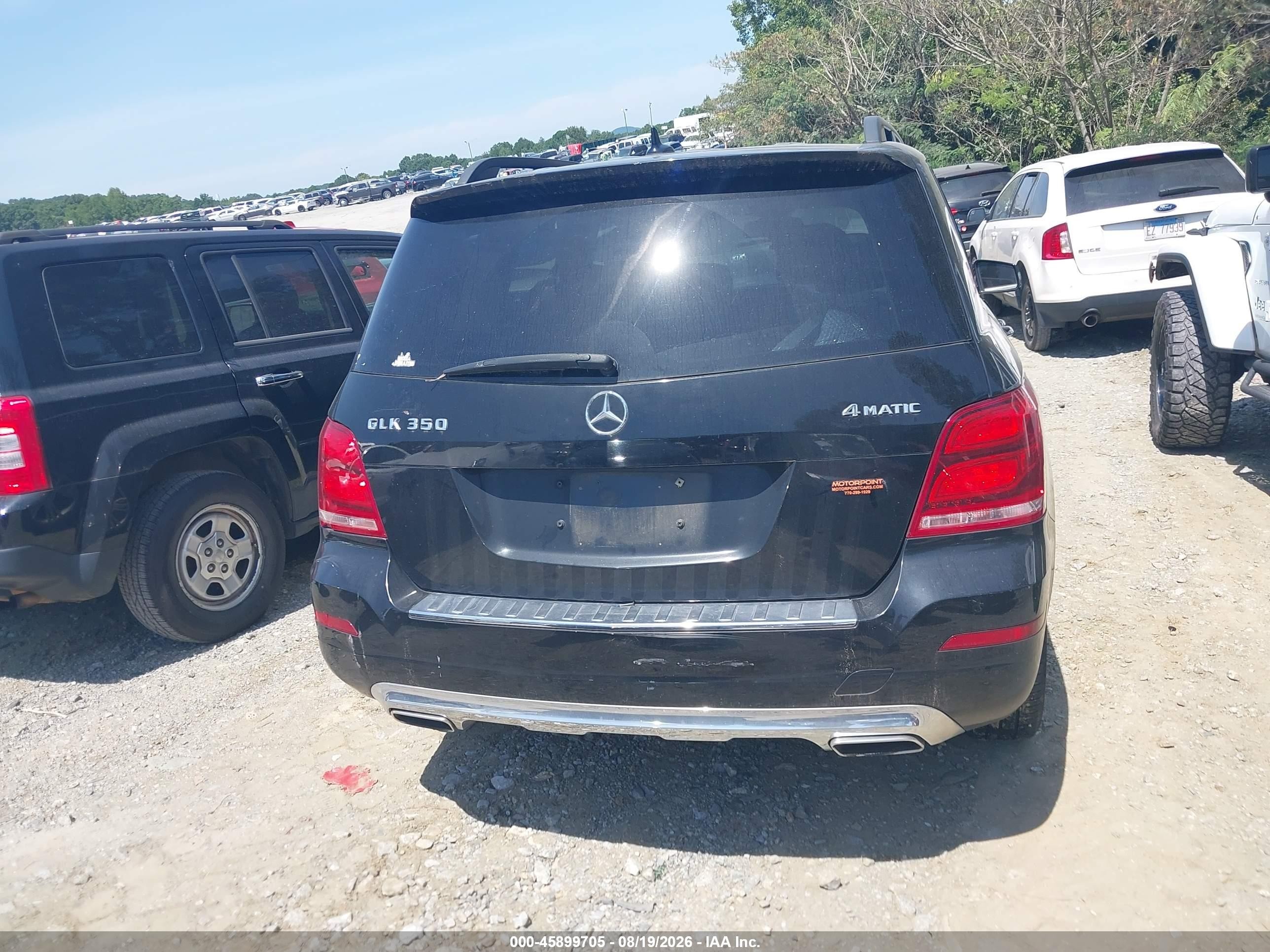 2015 Mercedes-benz Glk 350 4matic Black vin: WDCGG8JB4FG397909