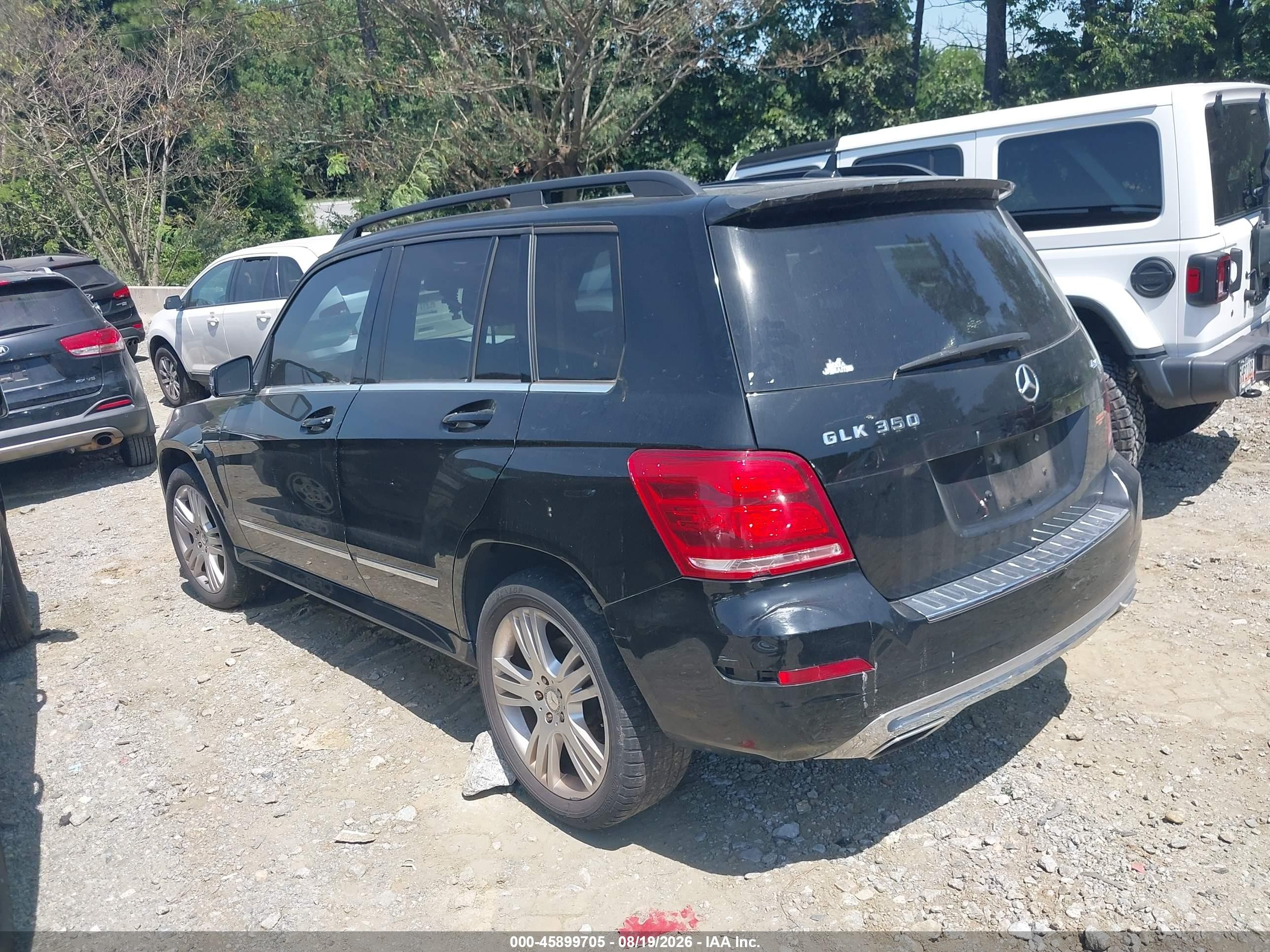 2015 Mercedes-benz Glk 350 4matic Black vin: WDCGG8JB4FG397909
