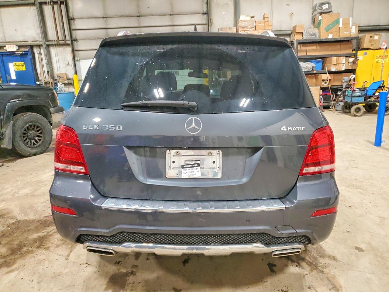 2015 Mercedes-benz Glk 350 4matic Charcoal vin: WDCGG8JB4FG404616