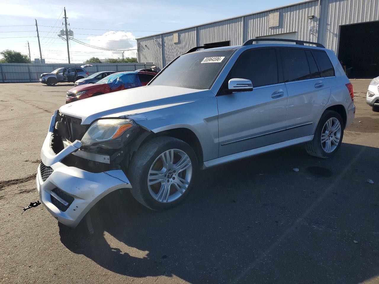 2013 Mercedes-benz Glk 350 4matic Silver vin: WDCGG8JB5DG030496