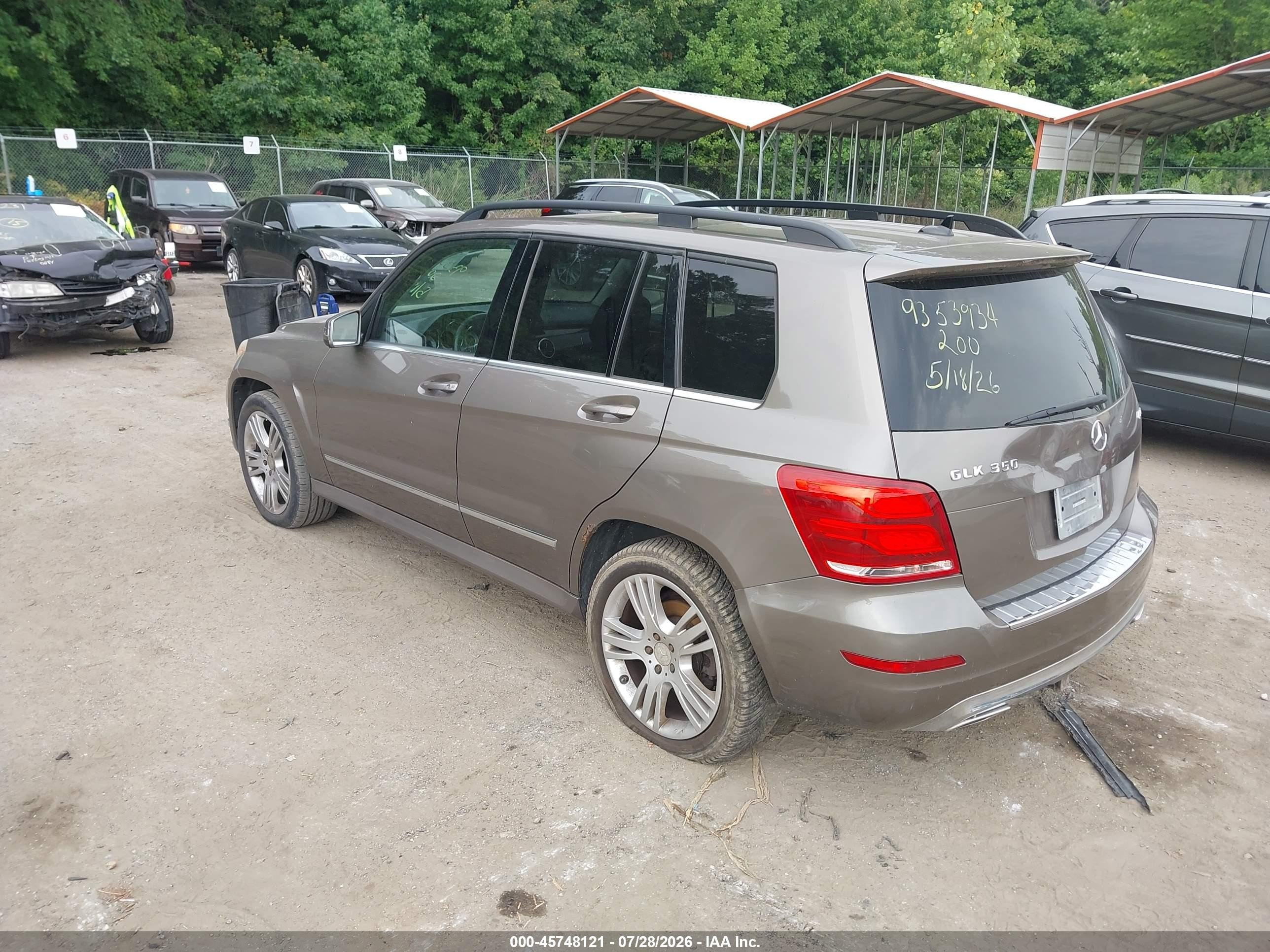 2013 Mercedes-benz Glk 350 4matic Gray vin: WDCGG8JB5DG031535