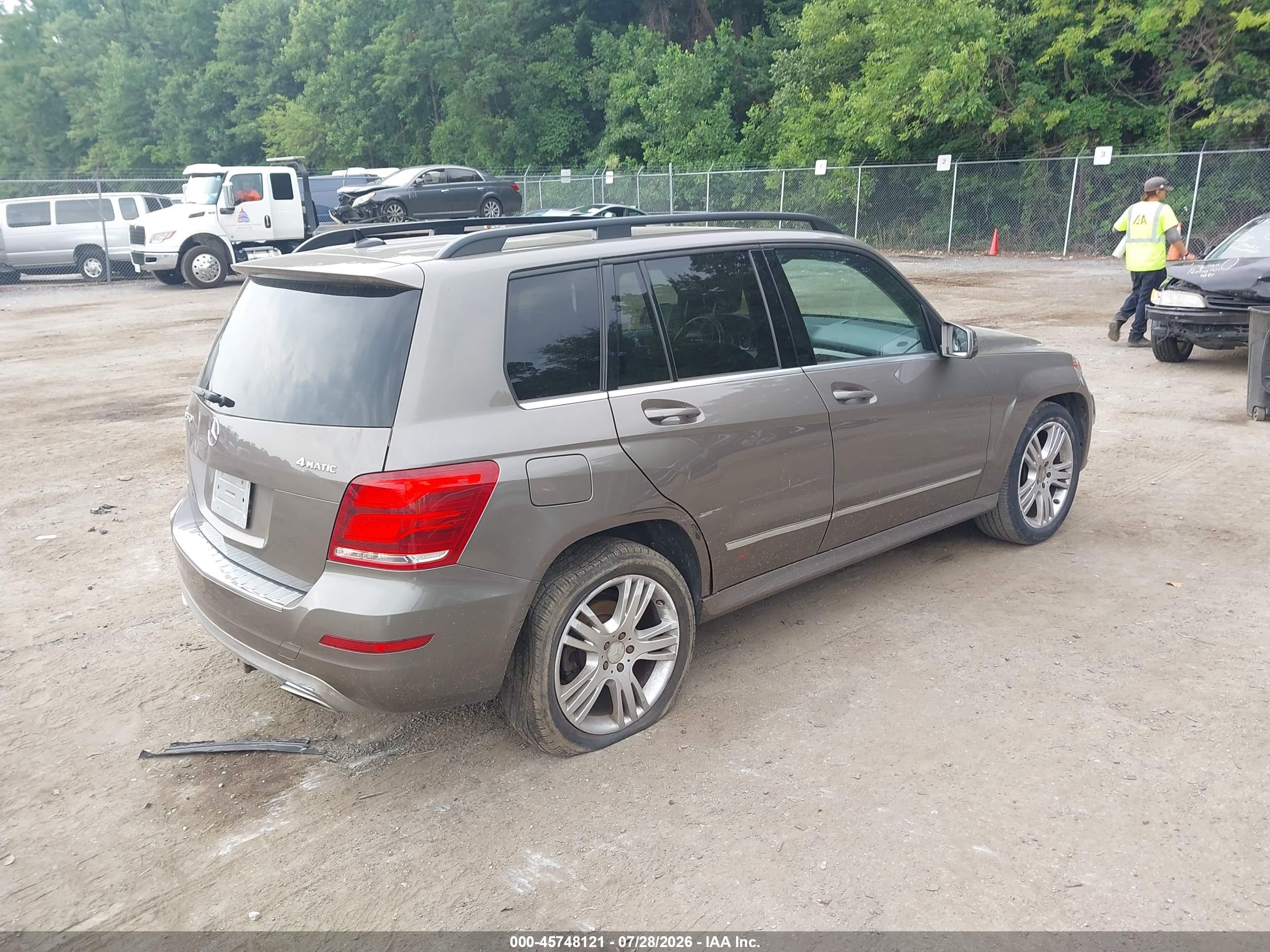 2013 Mercedes-benz Glk 350 4matic Gray vin: WDCGG8JB5DG031535